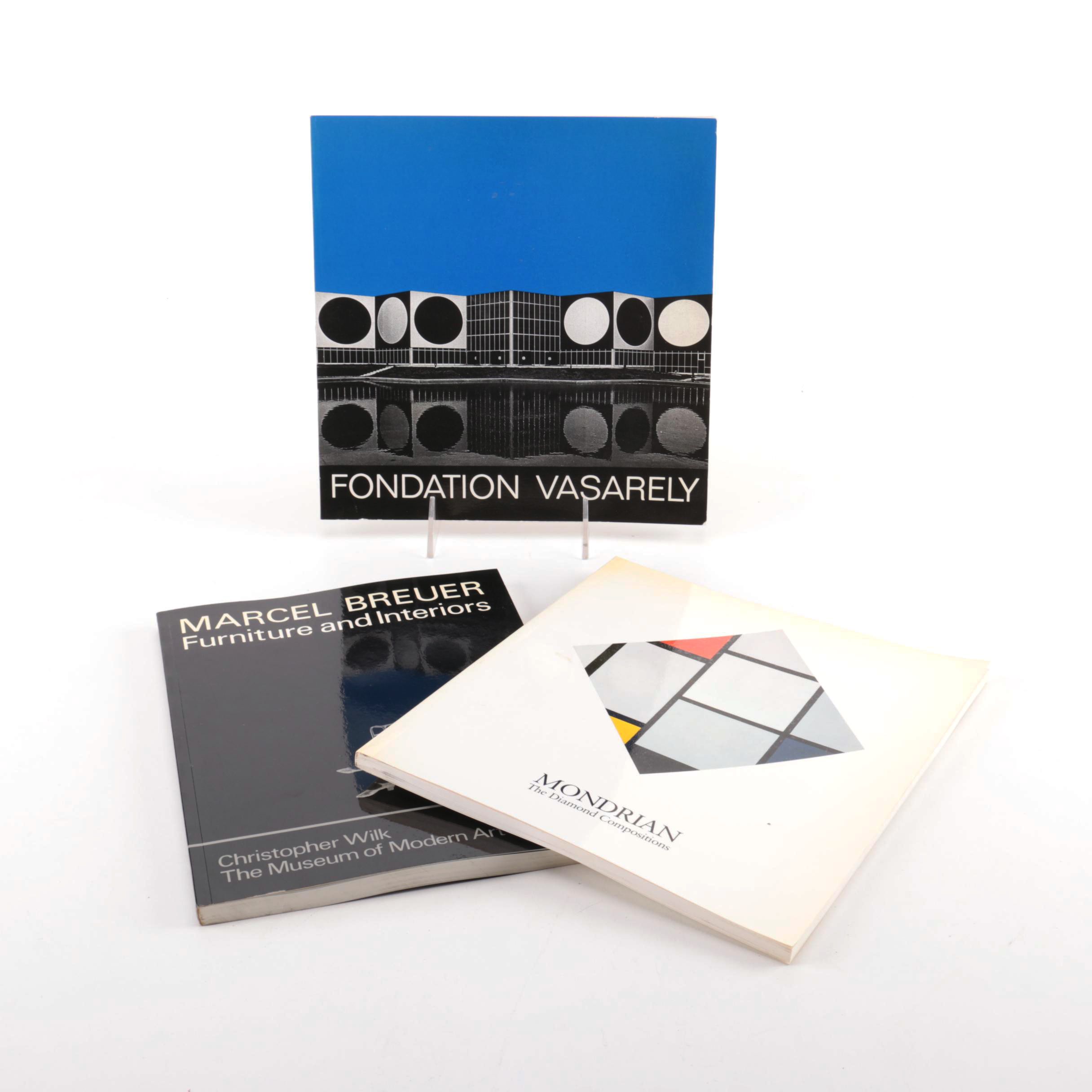 Art Exhibition Catalogs Including "Mondrian: The Diamond Compositions"