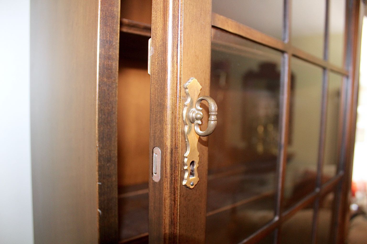 Jasper Cabinet Secretary Desk with Display Cabinet