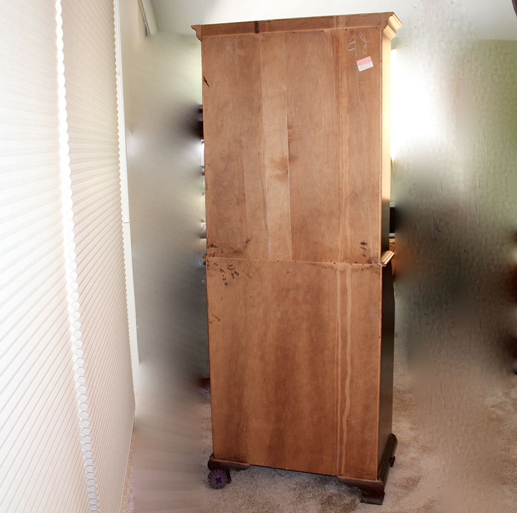 Jasper Cabinet Secretary Desk with Display Cabinet