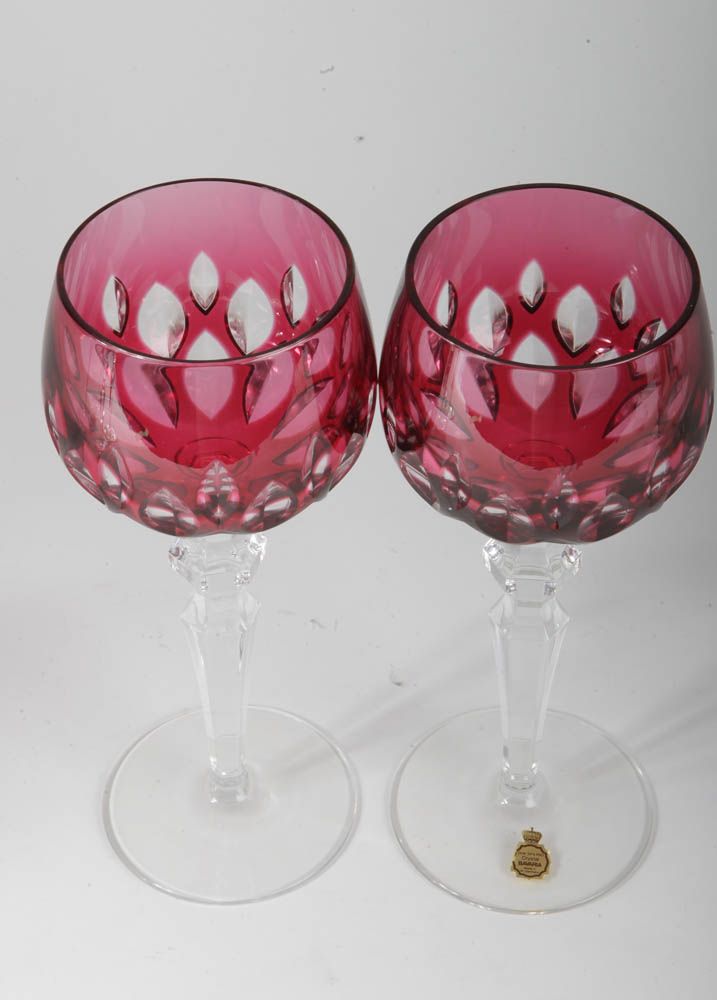 Bavarian Crystal Wine Glasses