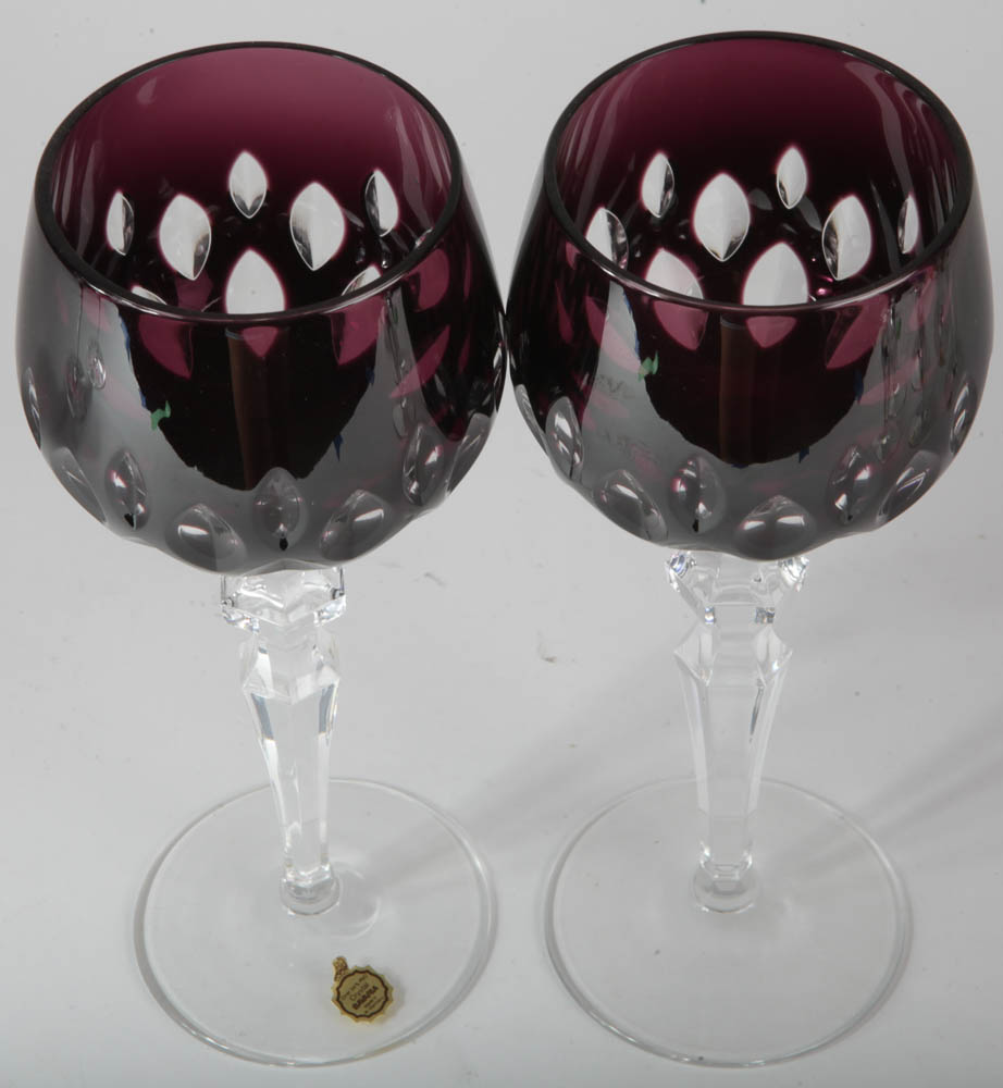 Bavarian Crystal Wine Glasses
