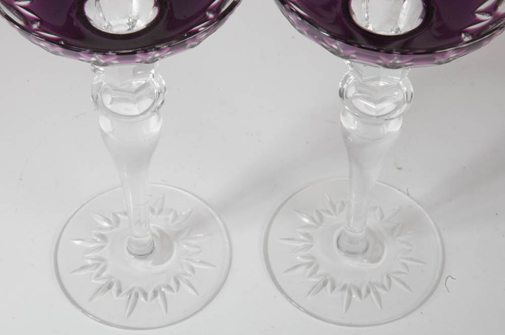 Bavarian Crystal Wine Glasses