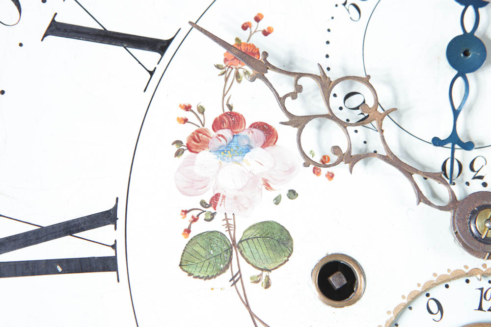 Antique Welsh Oak Longcase Clock by Moses Evans of Llangerniew