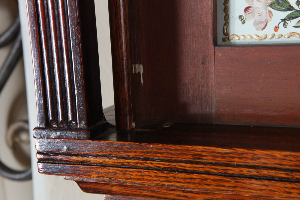 Antique Welsh Oak Longcase Clock by Moses Evans of Llangerniew