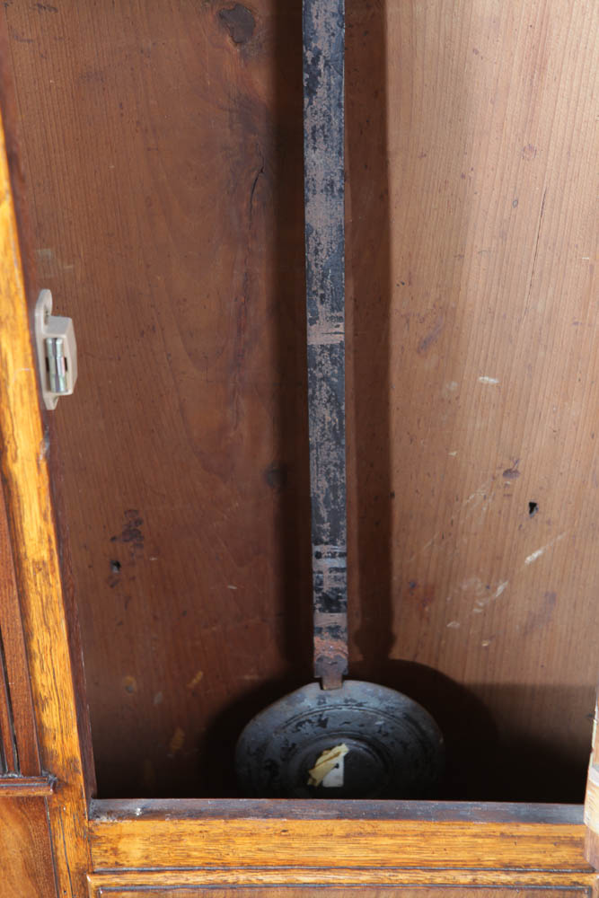 Antique Welsh Oak Longcase Clock by Moses Evans of Llangerniew