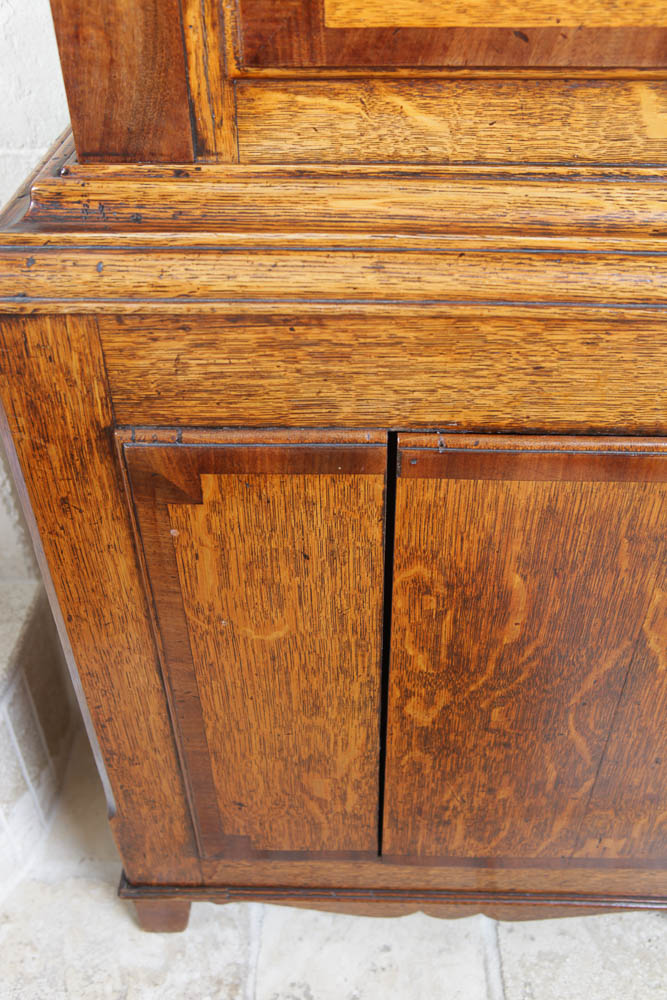 Antique Welsh Oak Longcase Clock by Moses Evans of Llangerniew