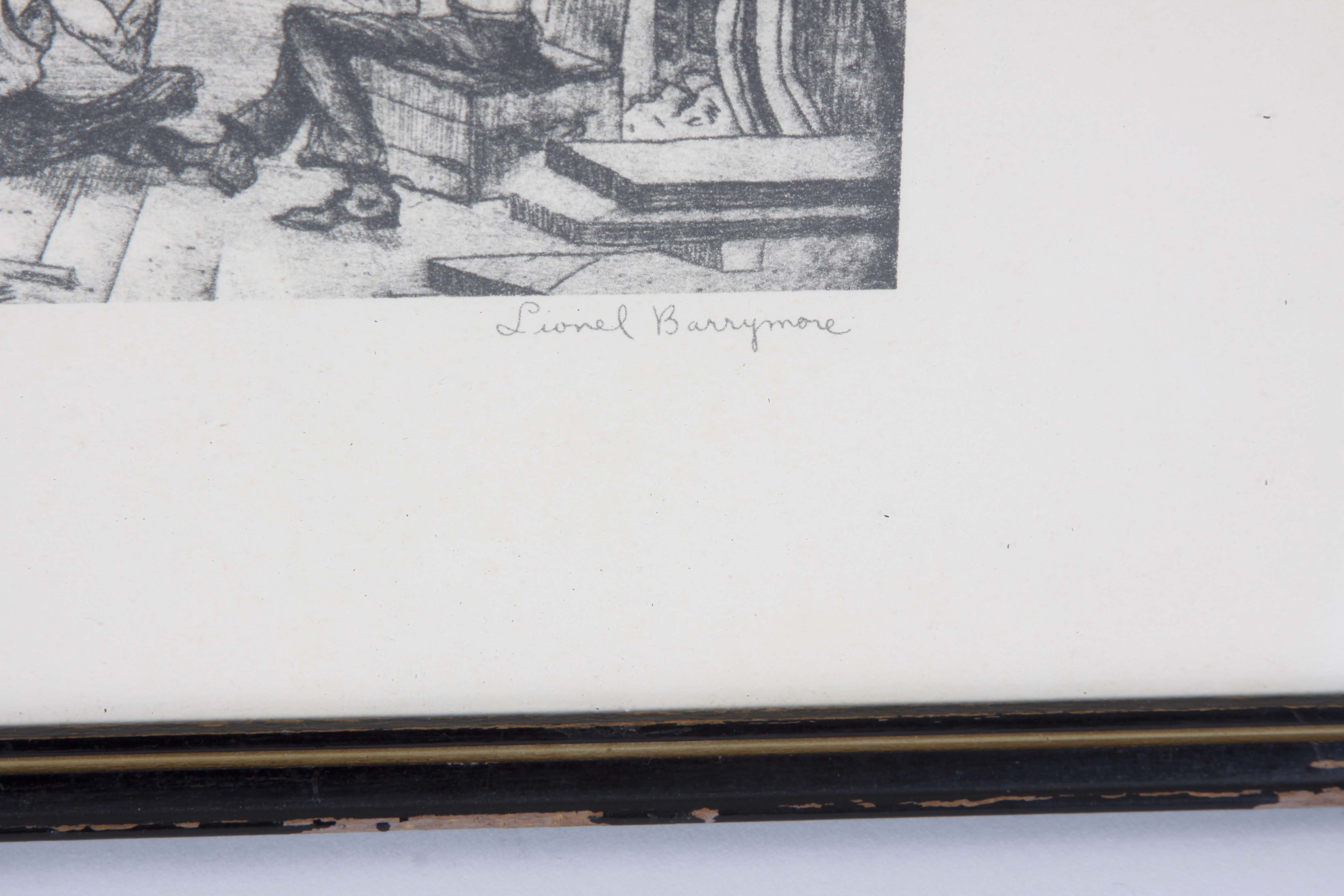 Talio-Crome After Lionel Barrymore's "The Old Boat Works"