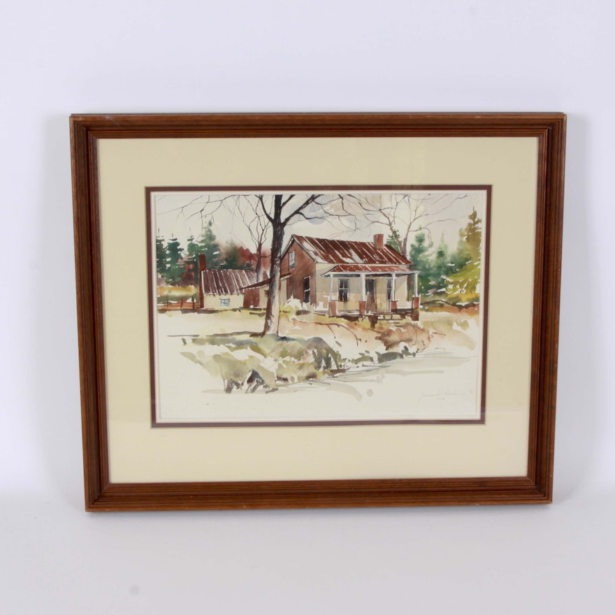 James Werline Original Watercolor