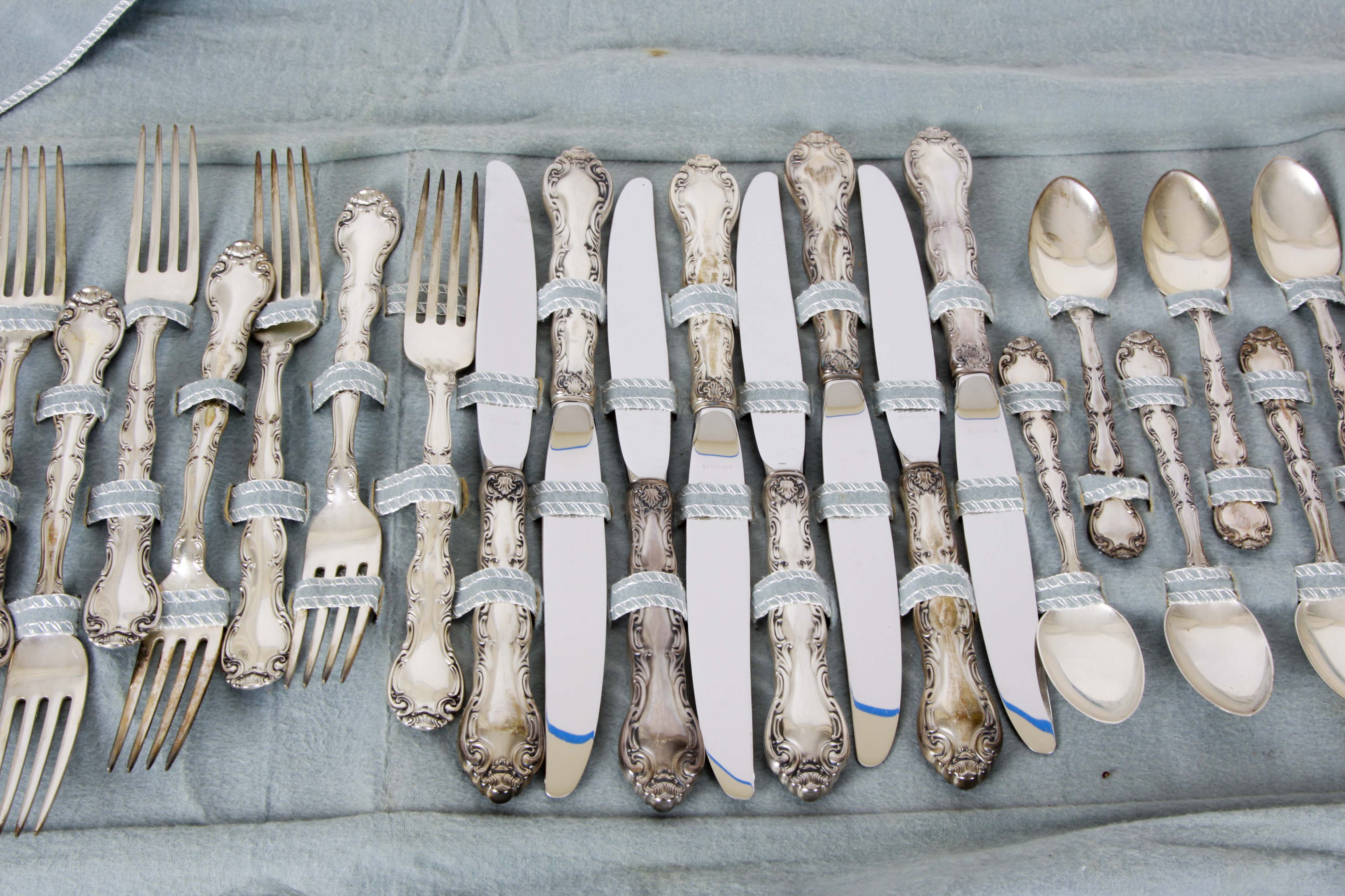 Alvin "French Scroll" Sterling Silver Flatware and More