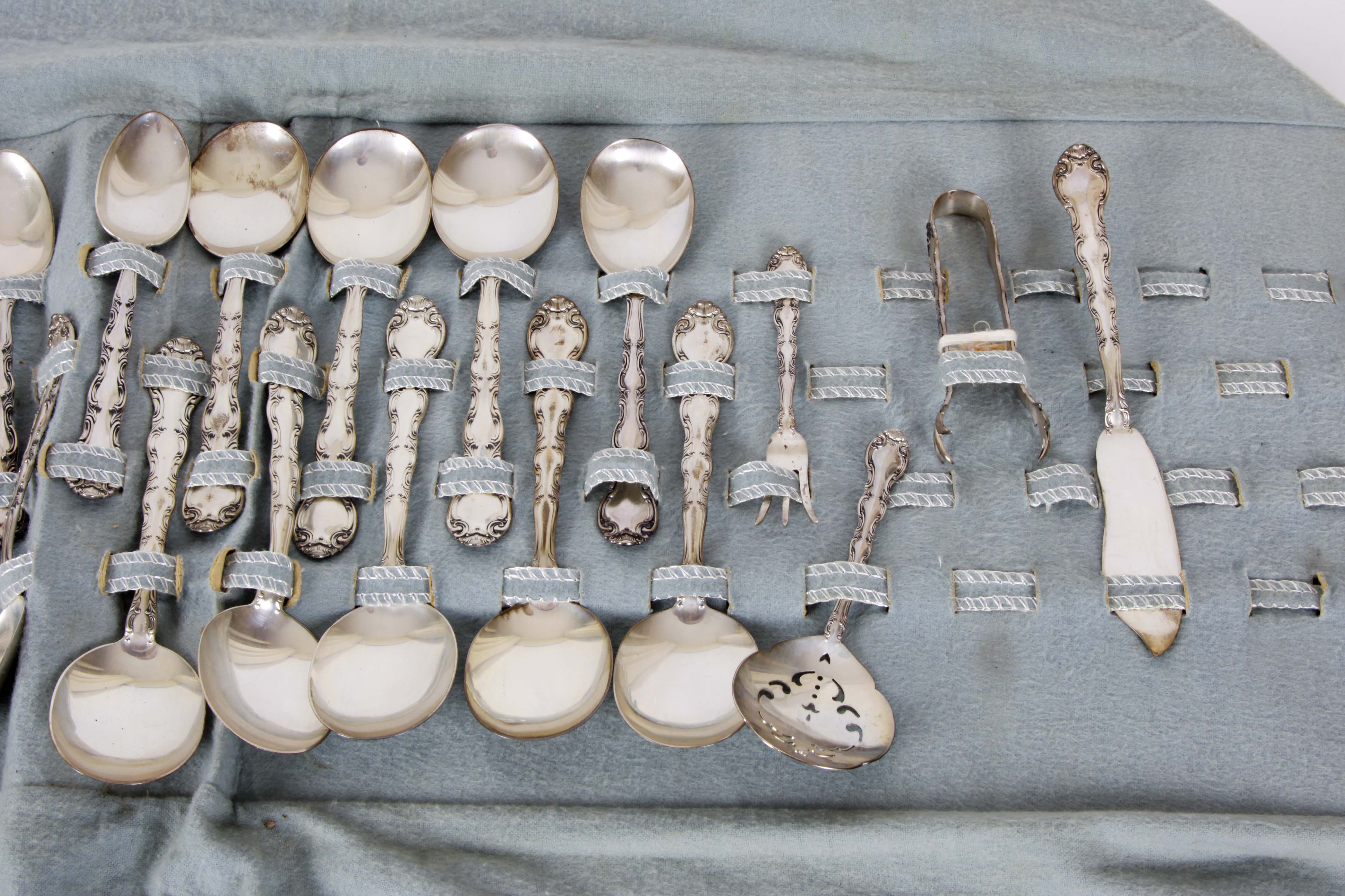 Alvin "French Scroll" Sterling Silver Flatware and More