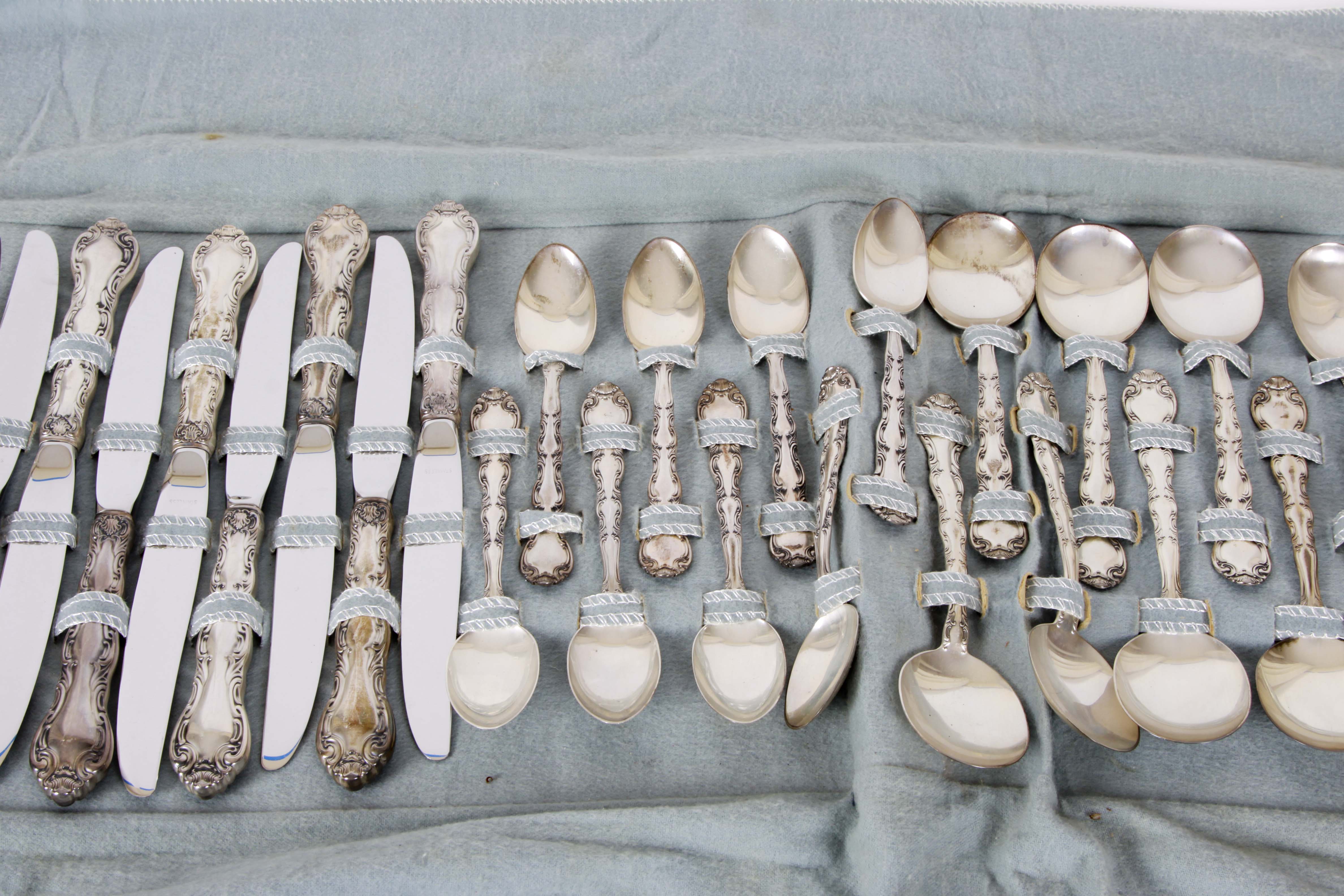 Alvin "French Scroll" Sterling Silver Flatware and More