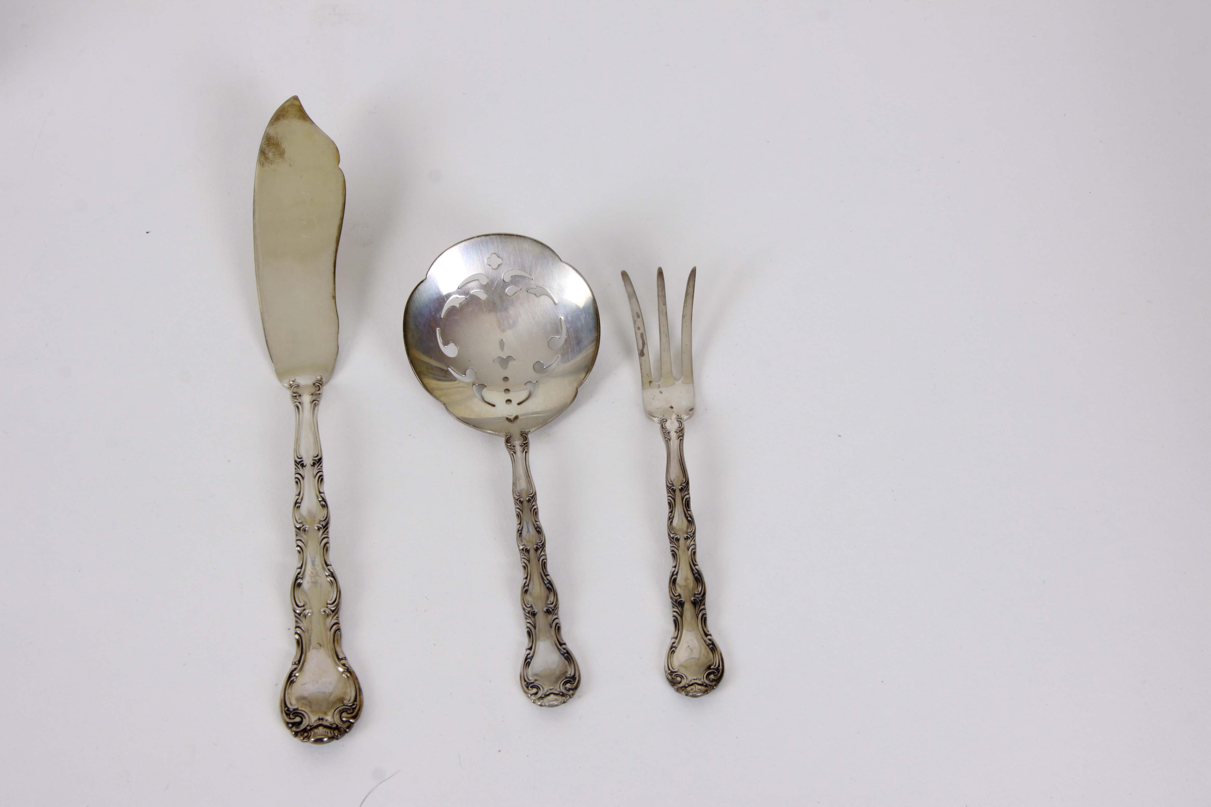 Alvin "French Scroll" Sterling Silver Flatware and More