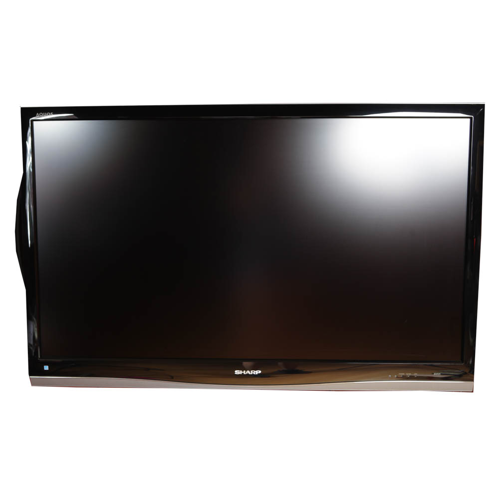 Sharp Aquos Flat Screen Television with Wall Mount