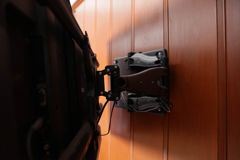 Sharp Aquos Flat Screen Television with Wall Mount