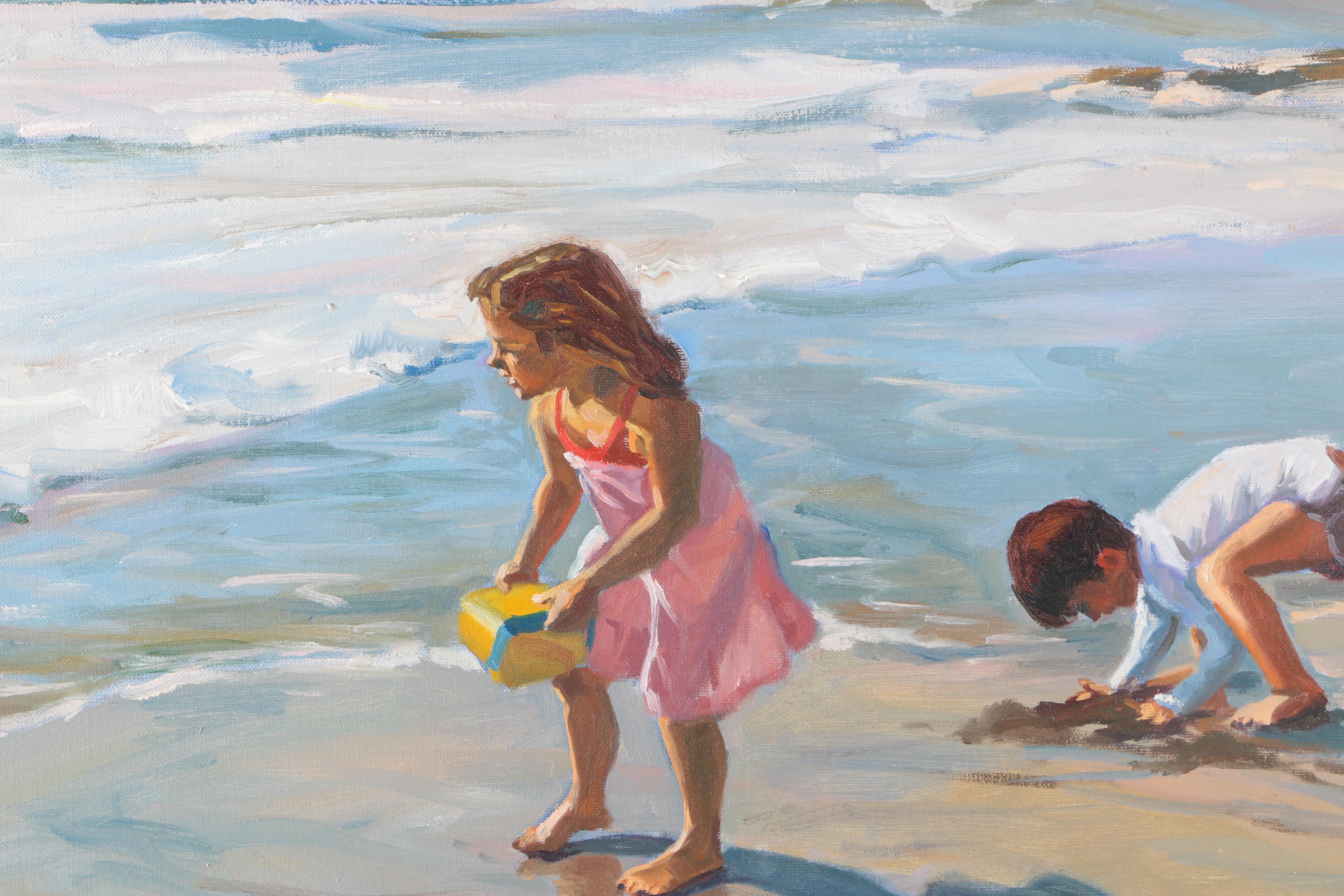 Marylee Johnson Oil Painting of Beach