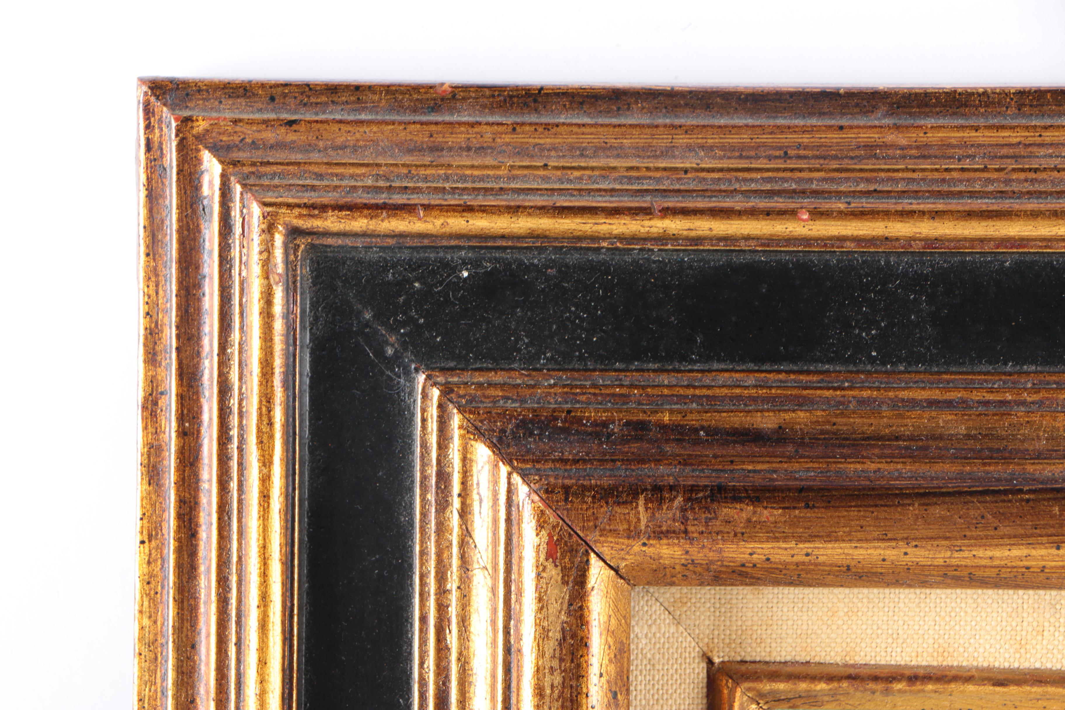 Framed Oil Painting on Canvas of Mountain Path