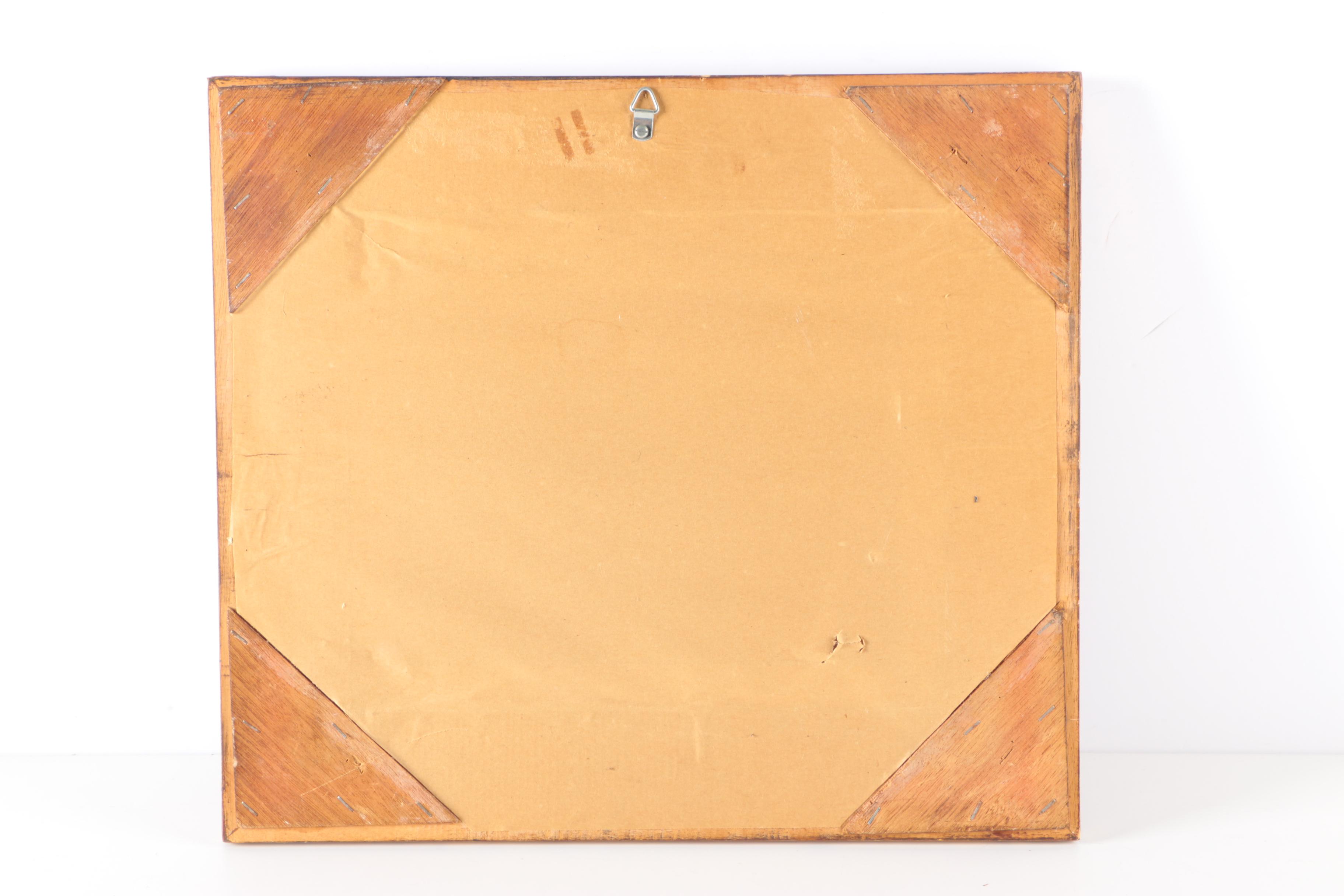 Framed Oil Painting on Canvas of Mountain Path