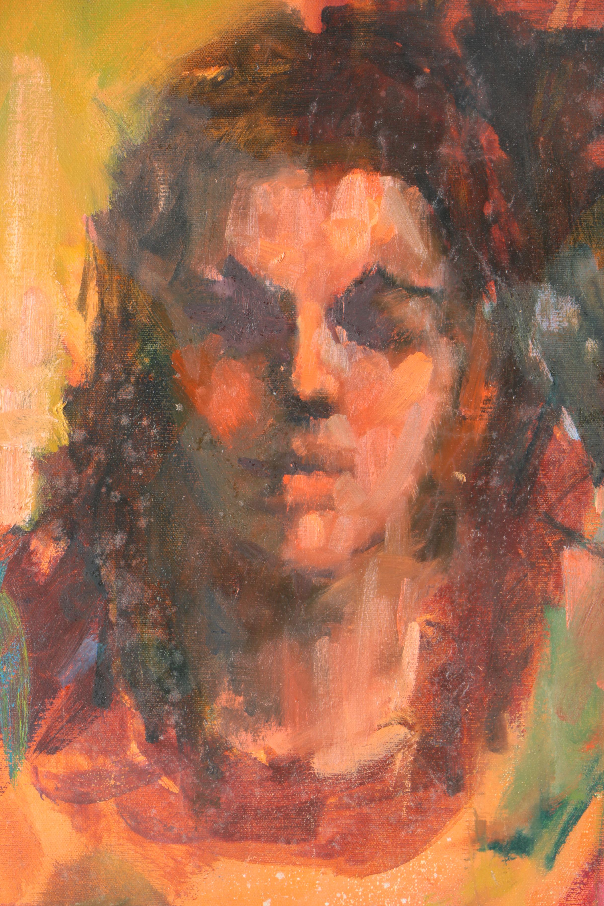 Oil Portrait Painting on Canvas