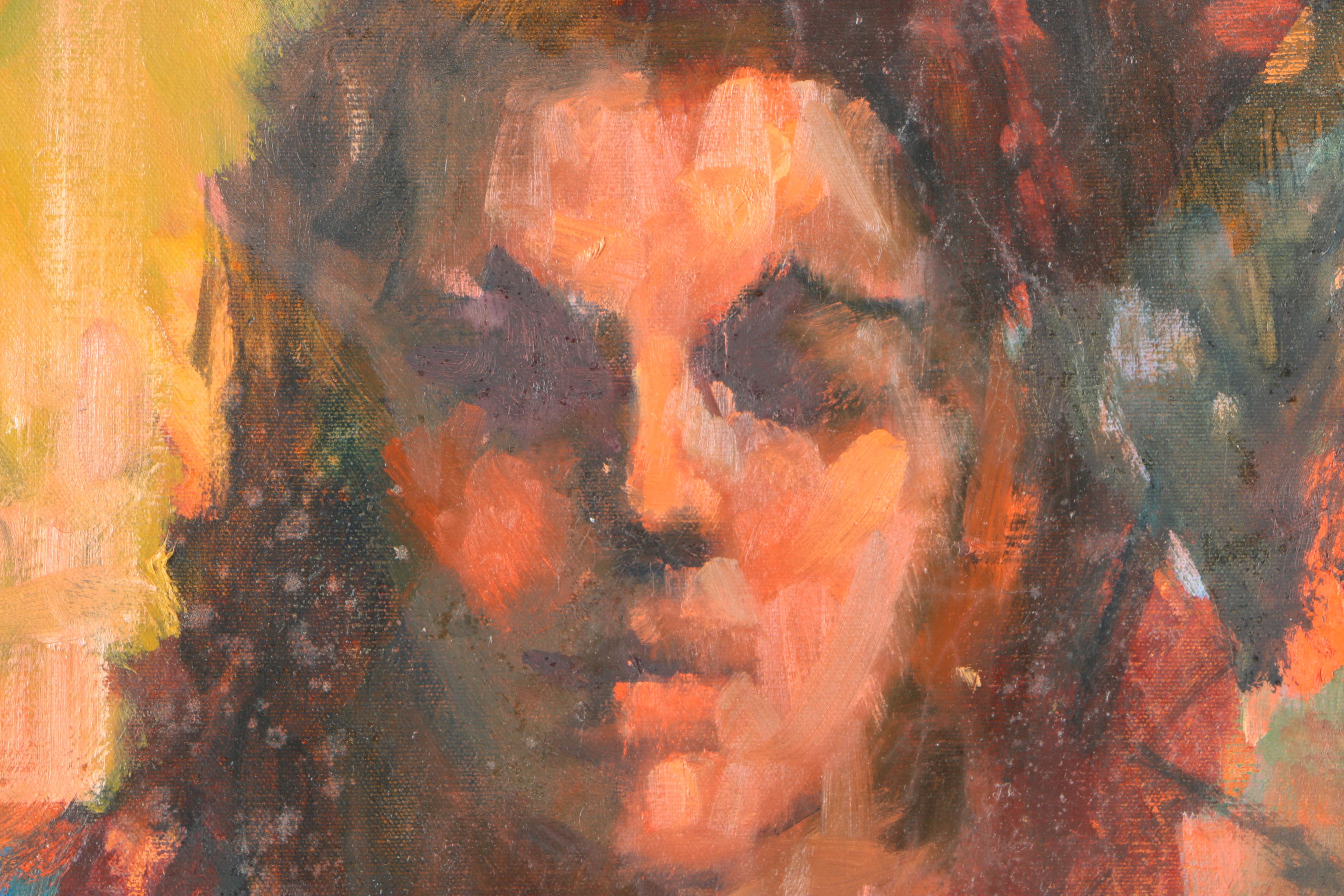 Oil Portrait Painting on Canvas