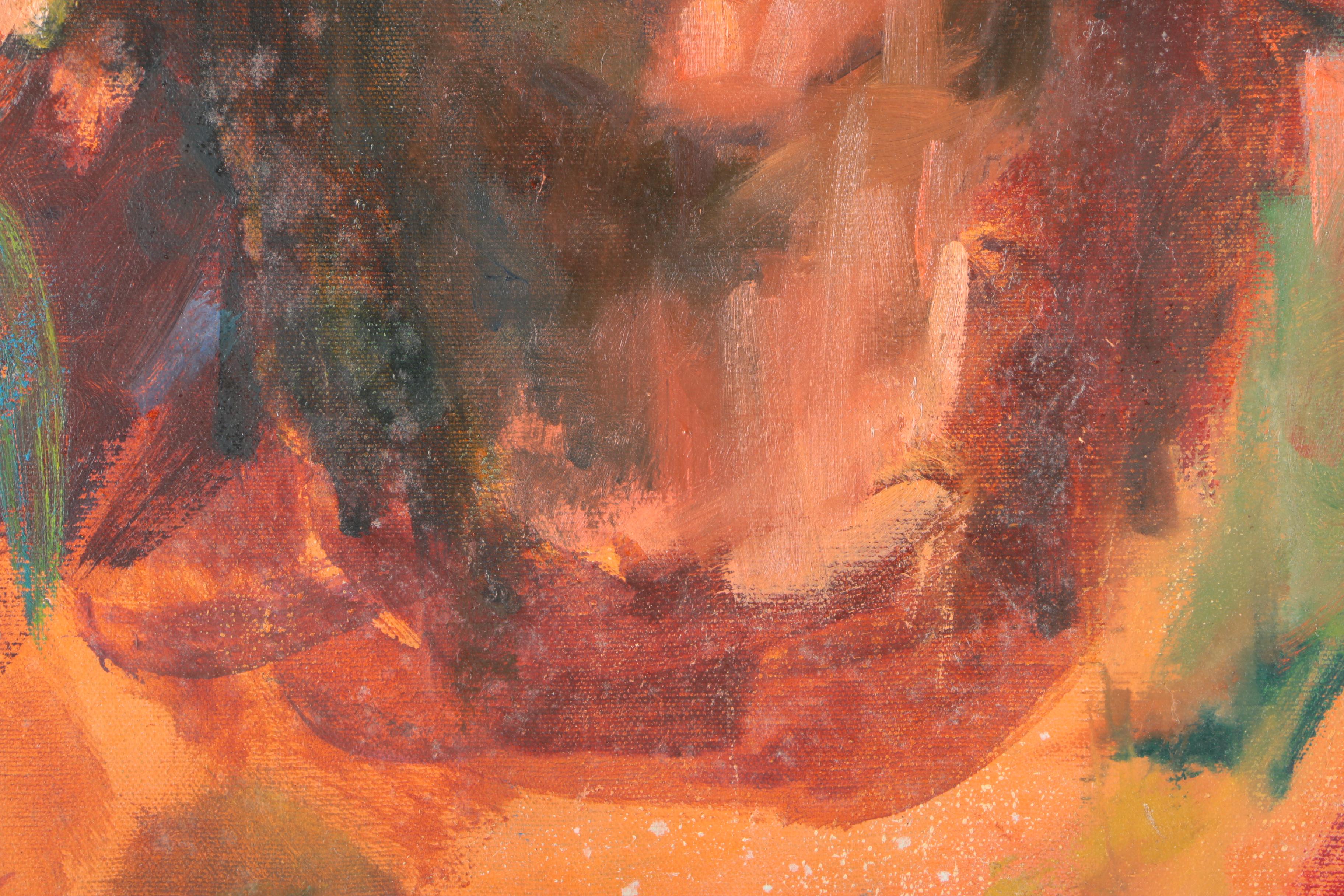 Oil Portrait Painting on Canvas