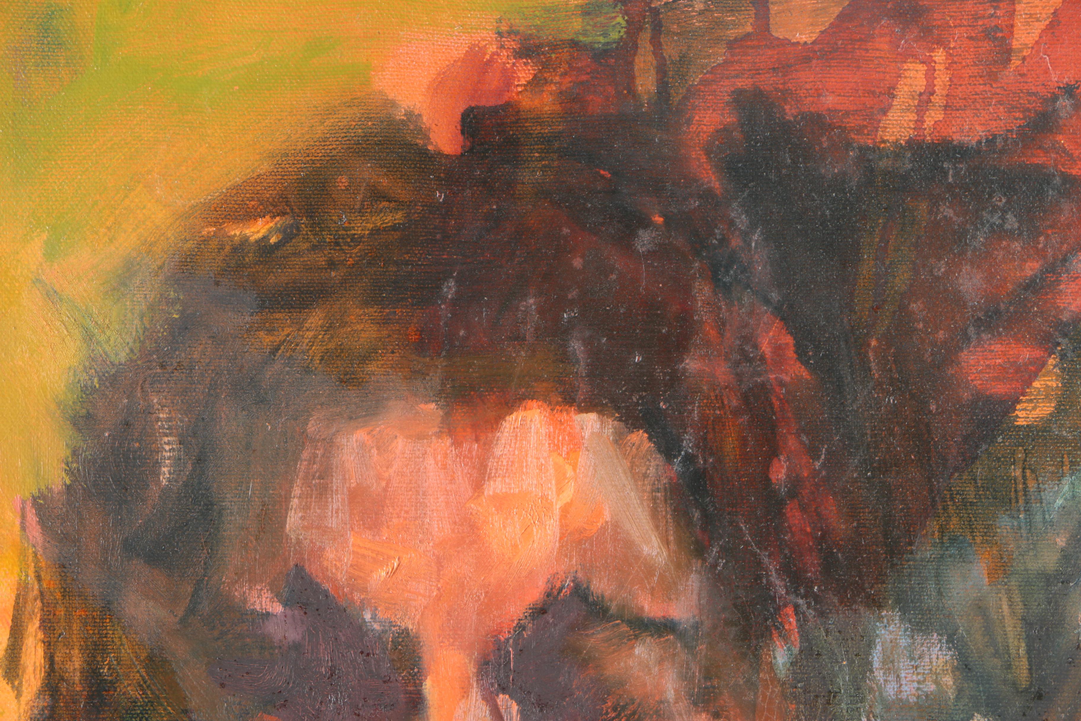 Oil Portrait Painting on Canvas