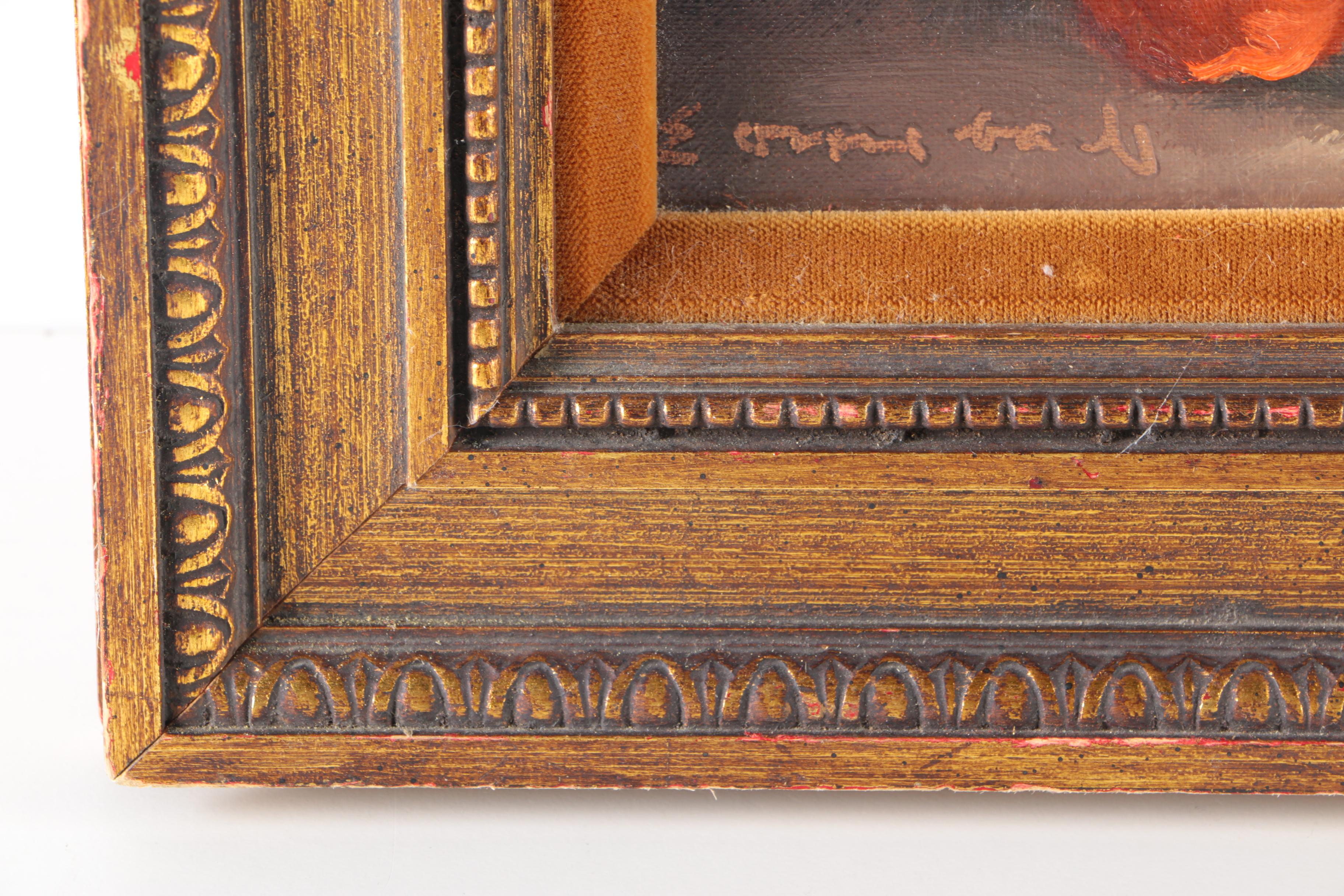 Otterbach Oil Painting on Canvas of Floral Still Life