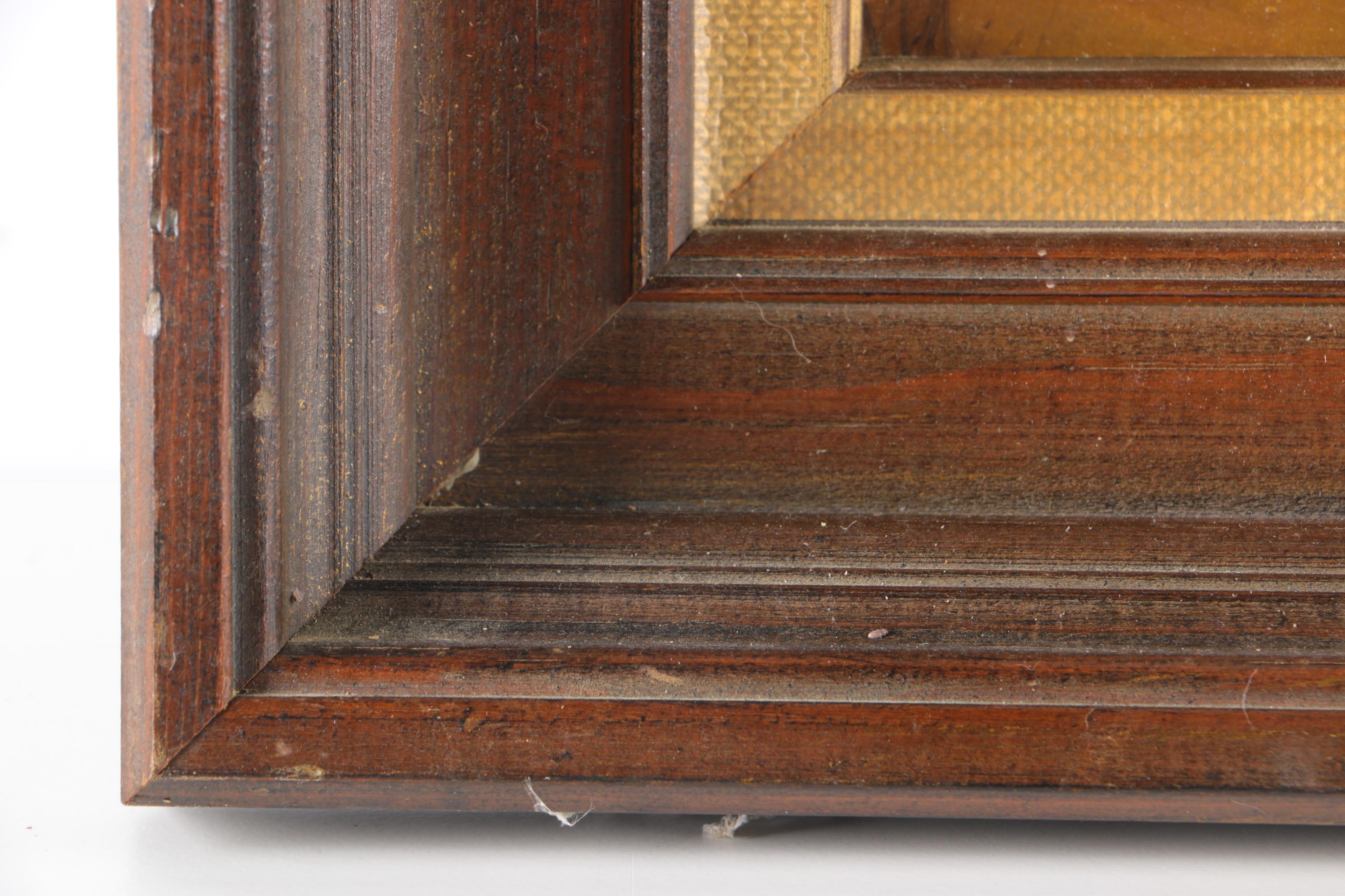 Oil on Academy Board Painting of Autumn Landscape