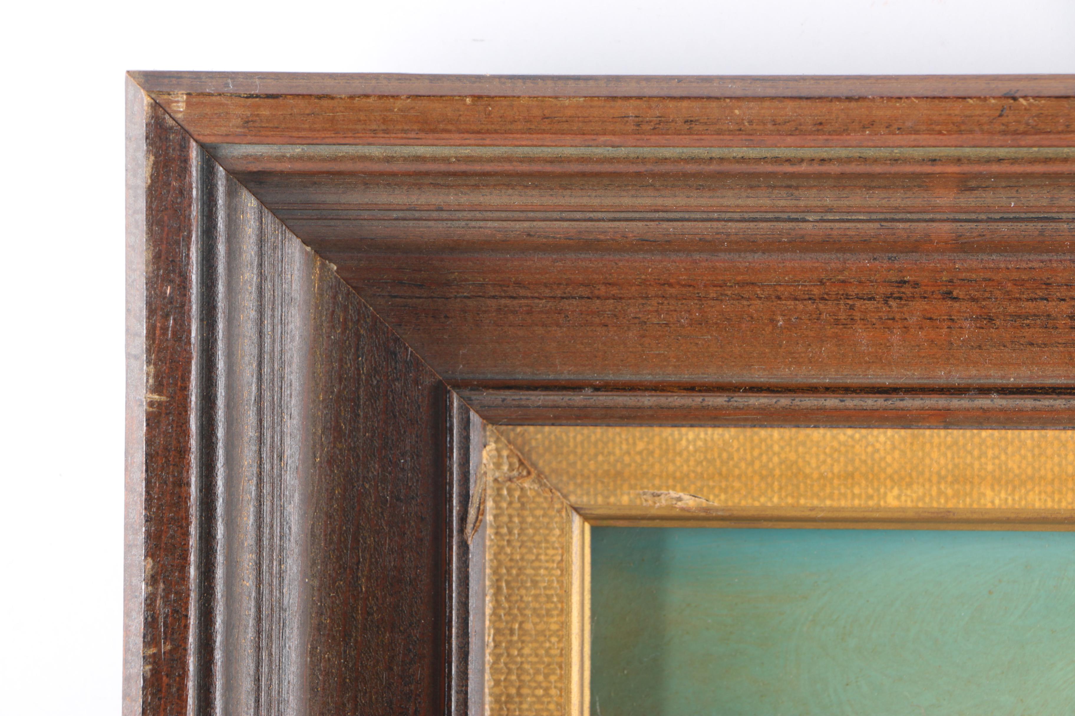 Oil on Academy Board Painting of Autumn Landscape