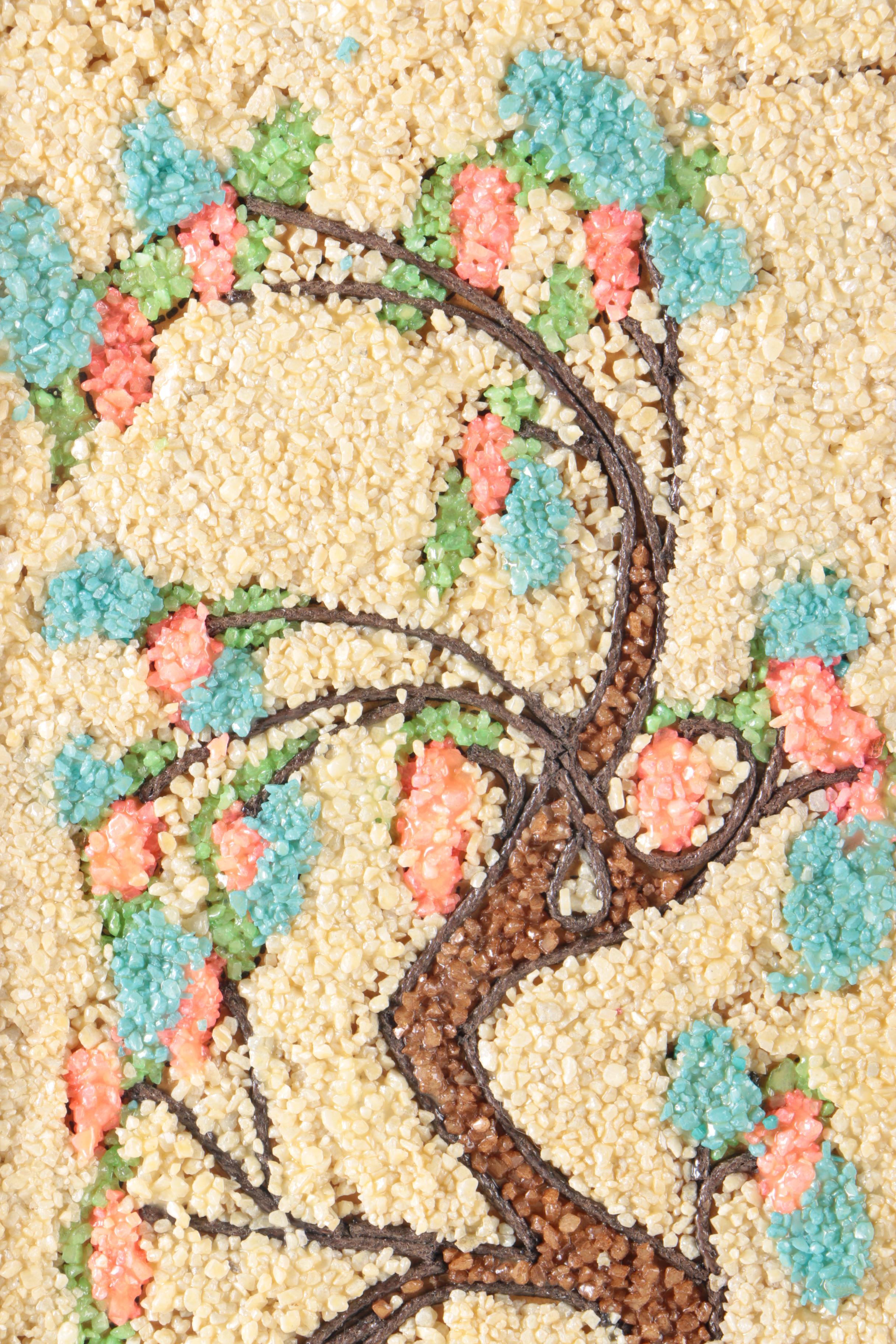 Pair of Framed Mid Century Gravel Art