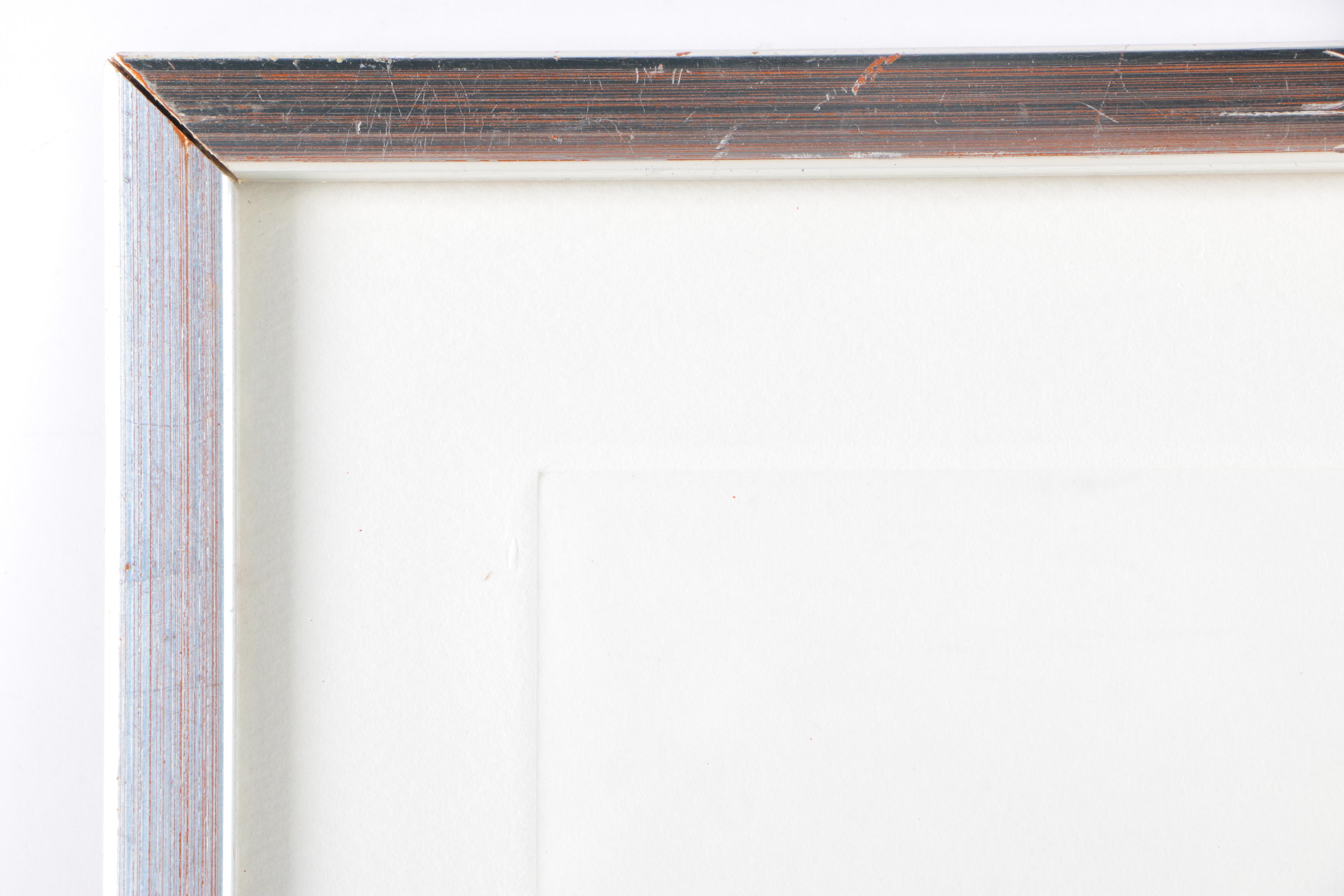 Two Signed Limited Edition Embossed Relief Prints "Giraffes" and "Elephants