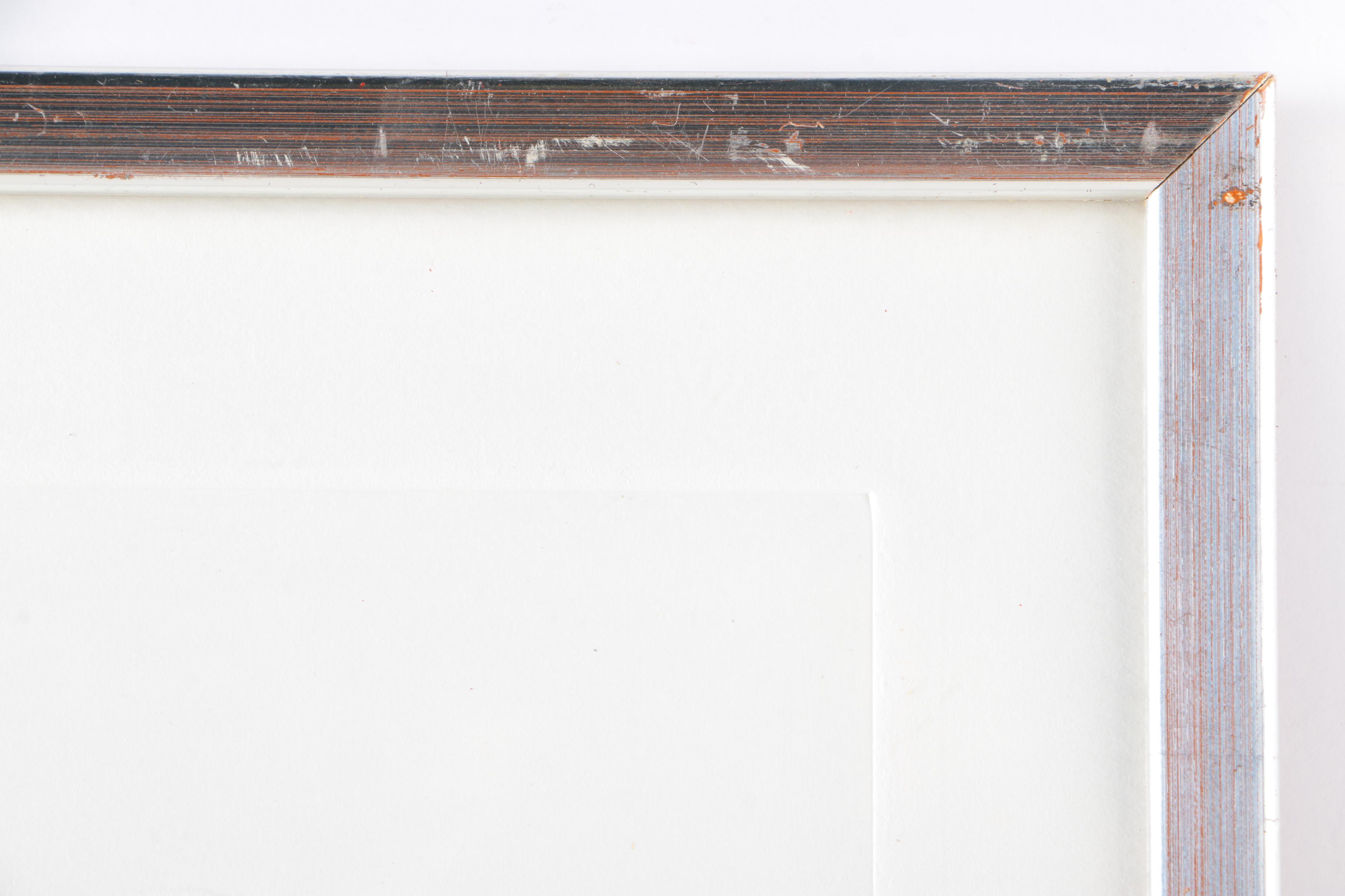 Two Signed Limited Edition Embossed Relief Prints "Giraffes" and "Elephants