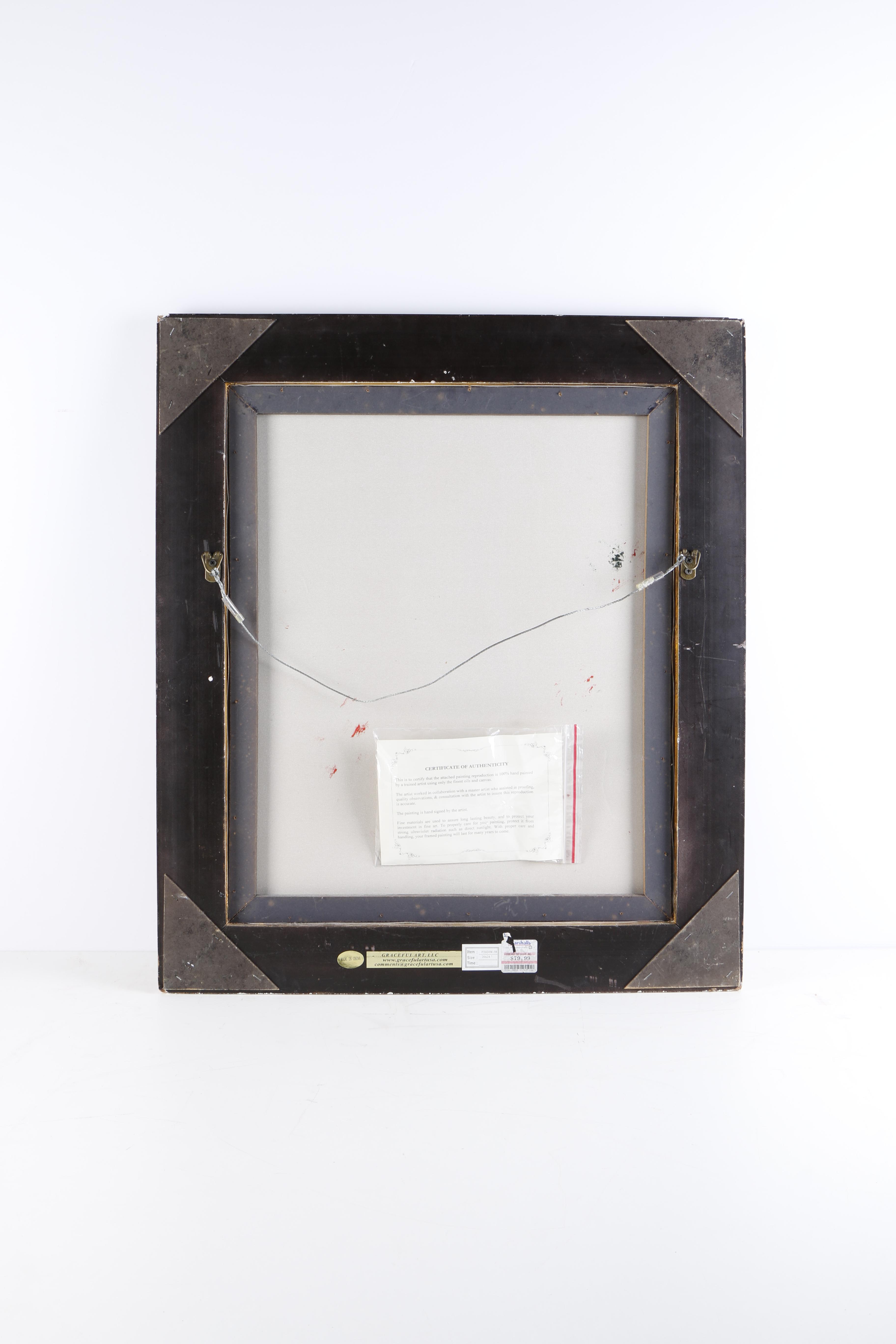 C. Bailey Oil Painting on Canvas of a Woman