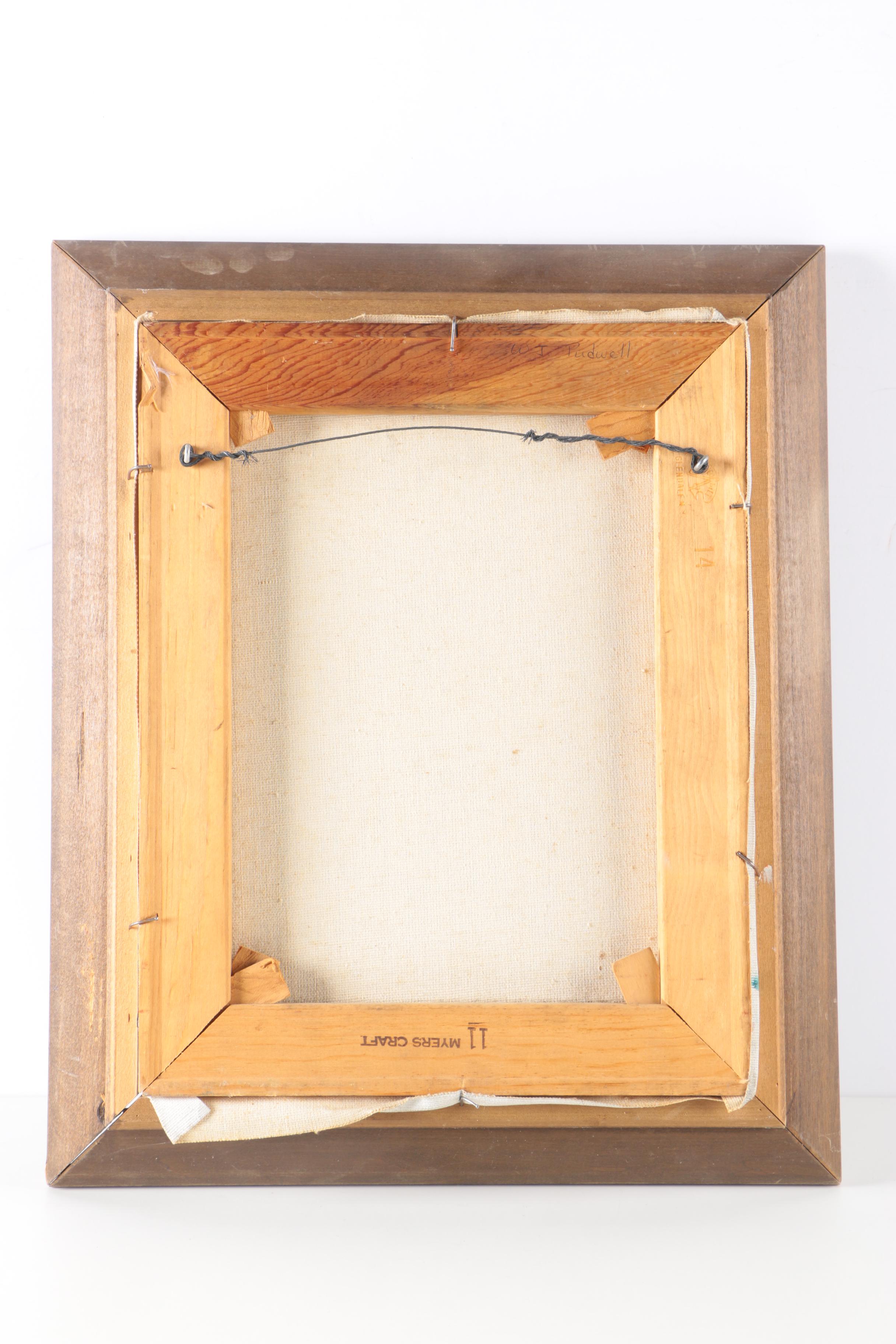 Pair of 1965 Franz Weiss Oil Paintings of New Orleans