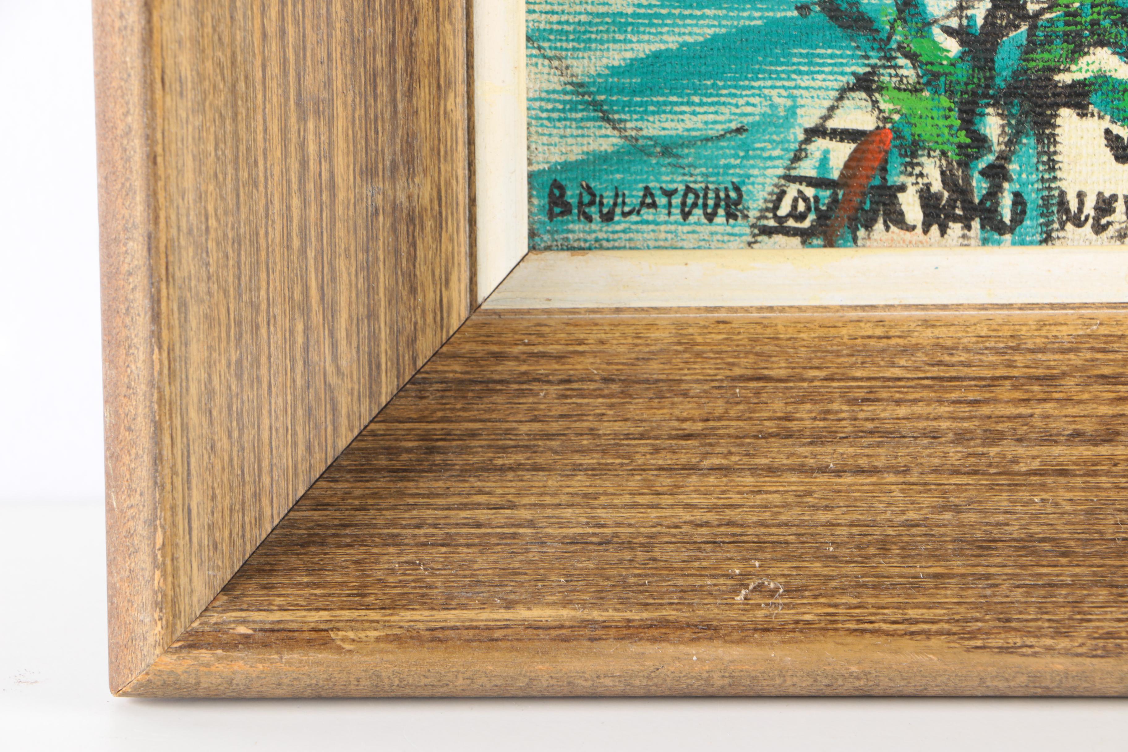 Pair of 1965 Franz Weiss Oil Paintings of New Orleans