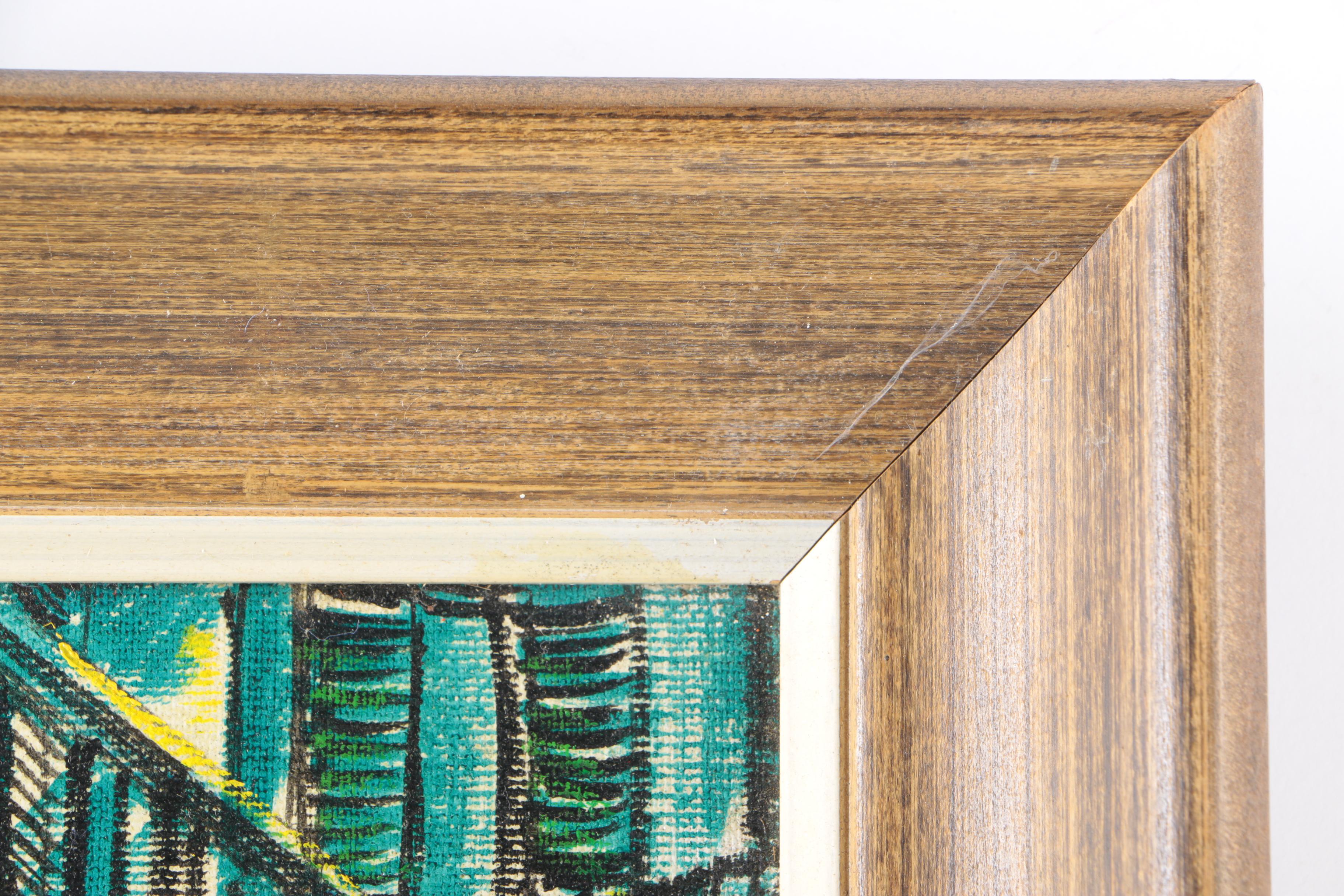 Pair of 1965 Franz Weiss Oil Paintings of New Orleans