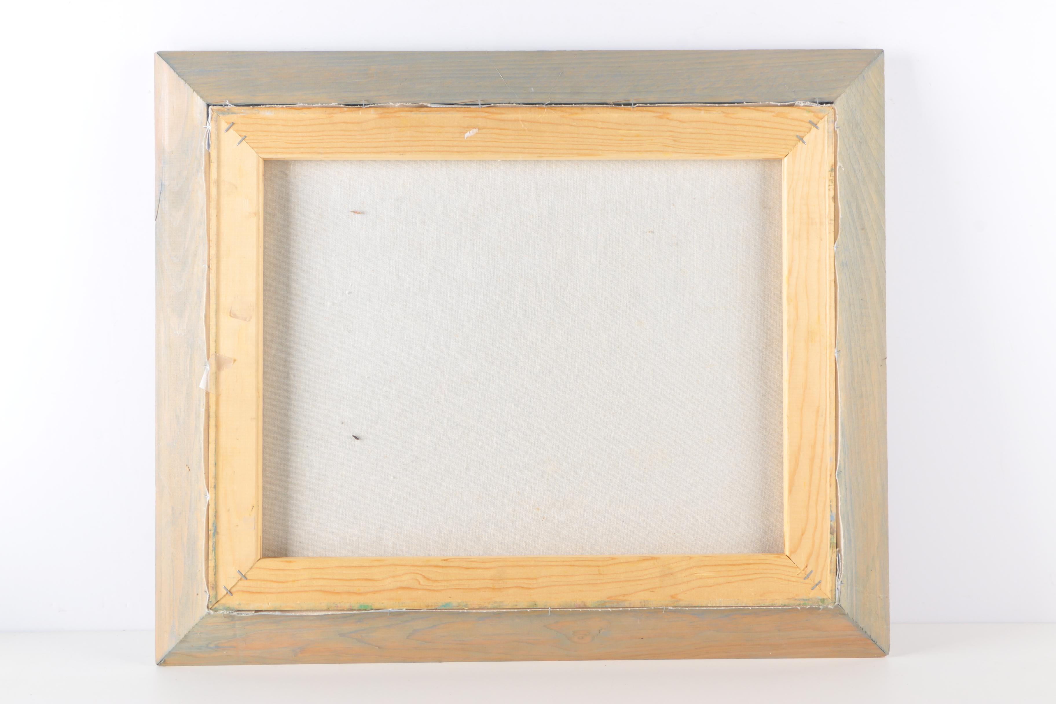 Burney Oil Painting on Canvas of Parisian Street