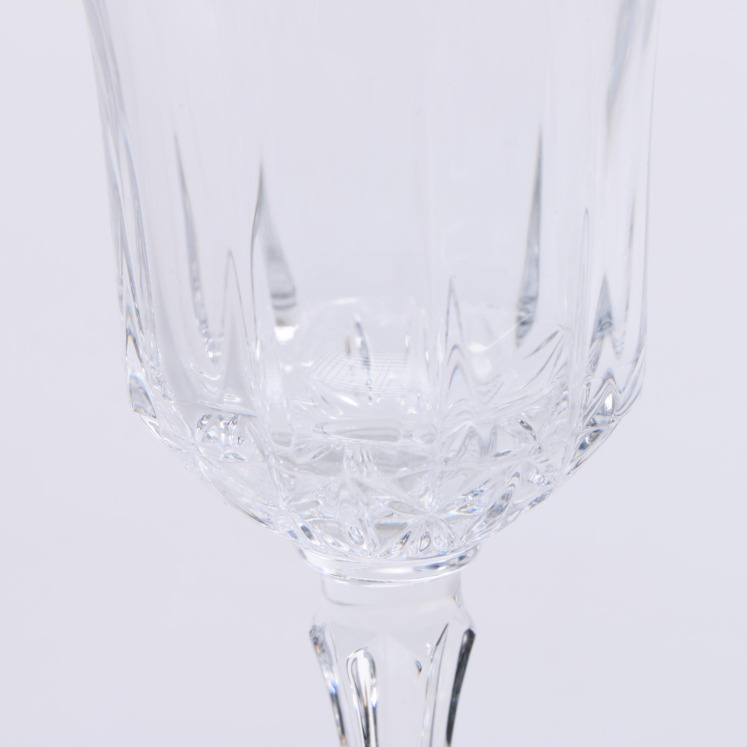 Vintage Crystal Wine Glasses