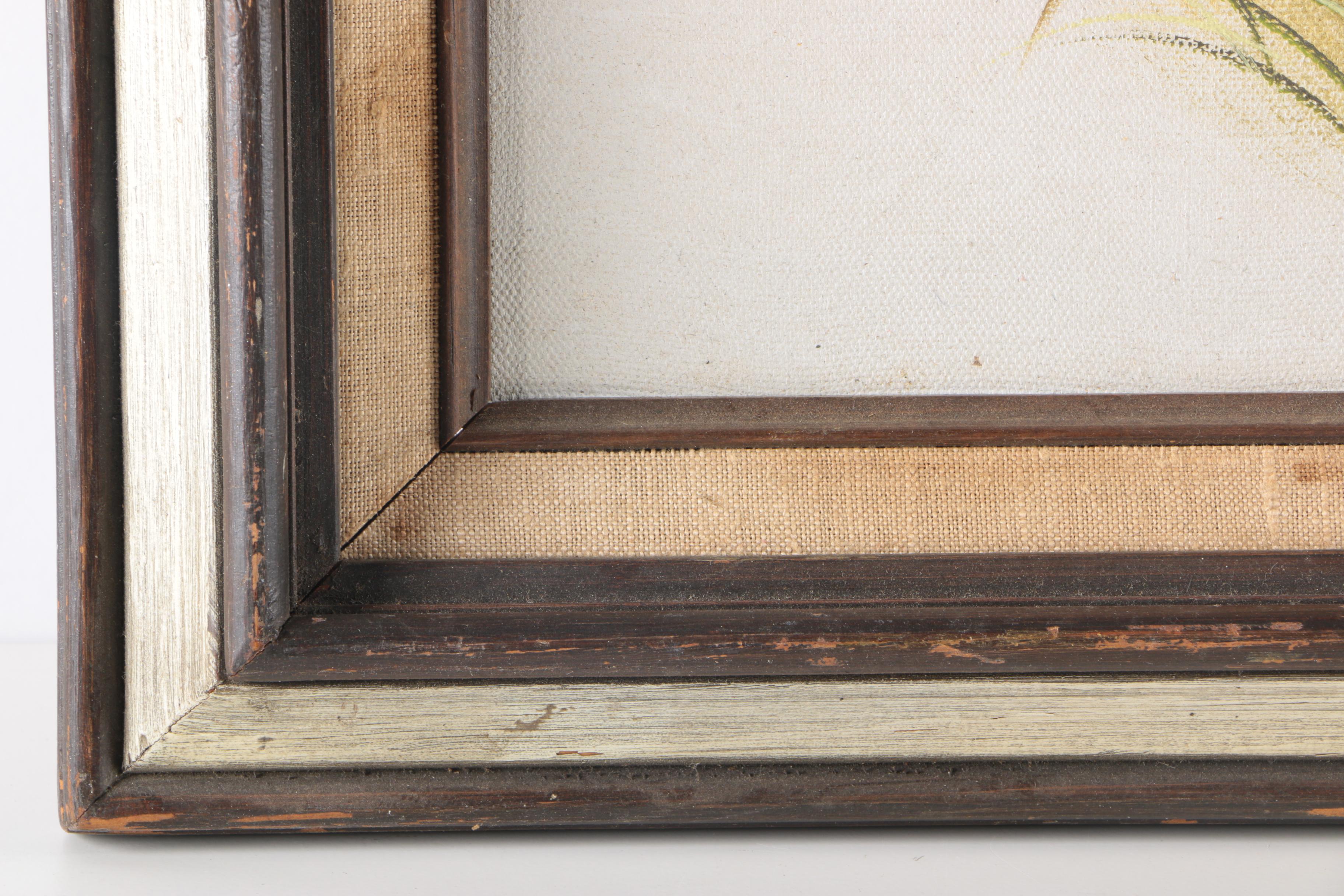 Roberts and Edwards Oil Paintings on Canvas of Flowers