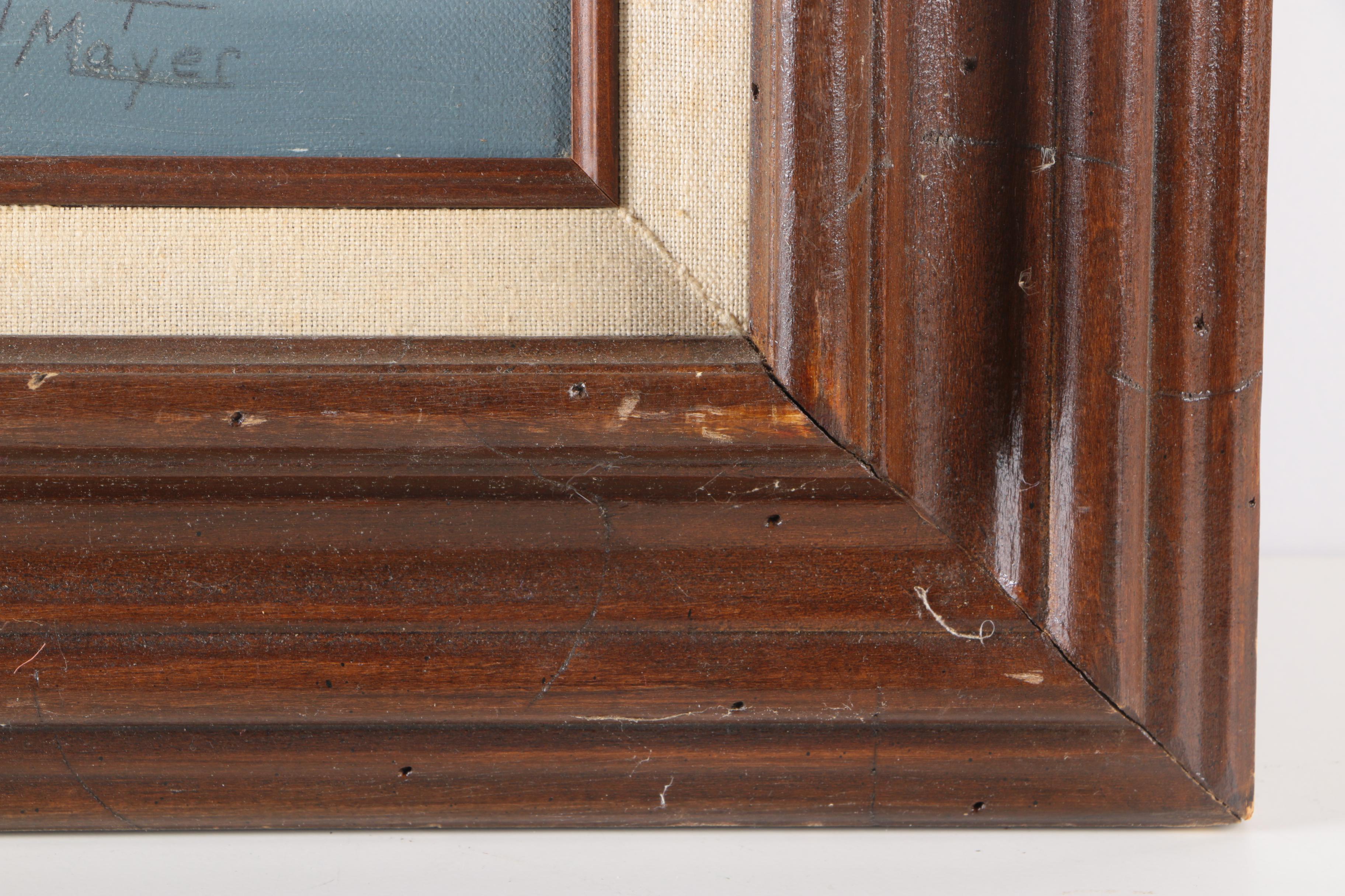 Signed Oil on Canvas of Boat and Boathouse