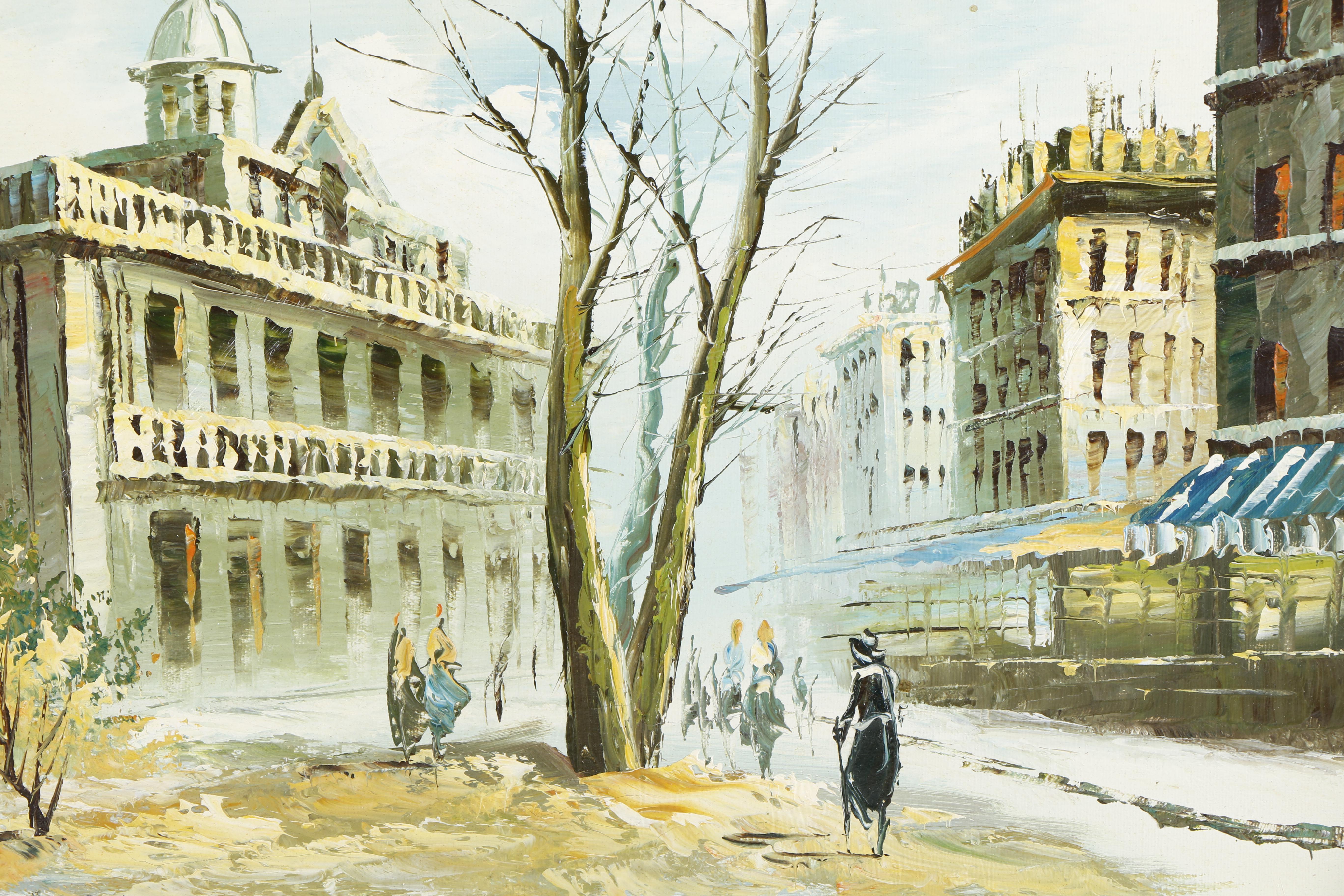 Signed Acrylic Painting on Canvas