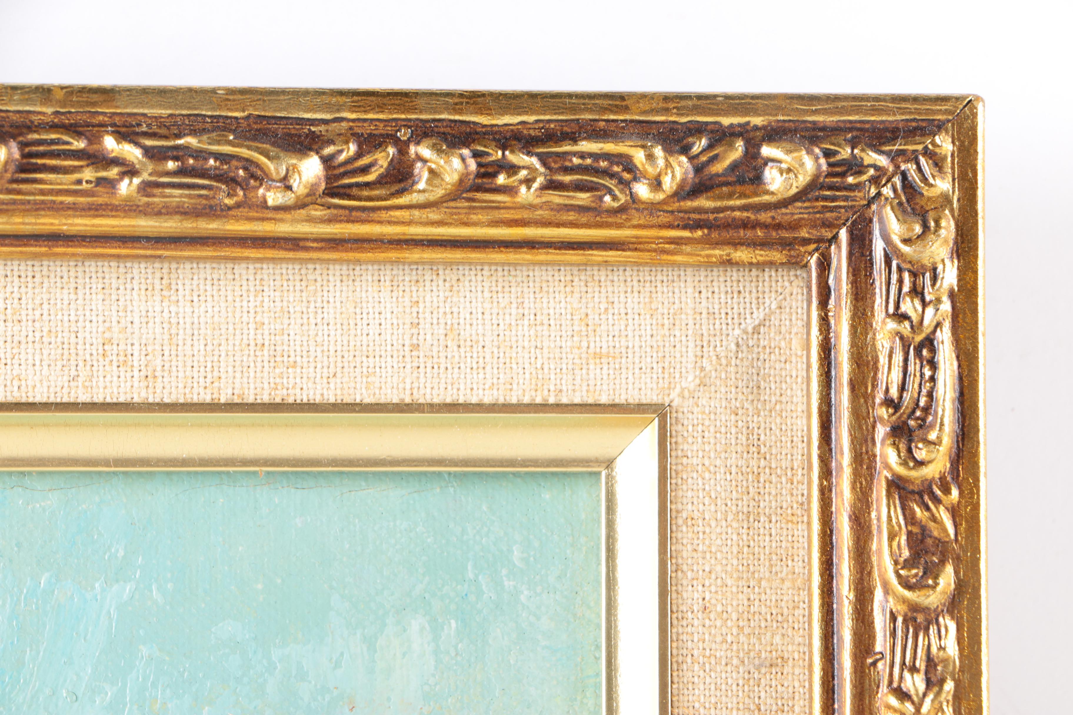 Christo Signed Oil Painting on Canvas