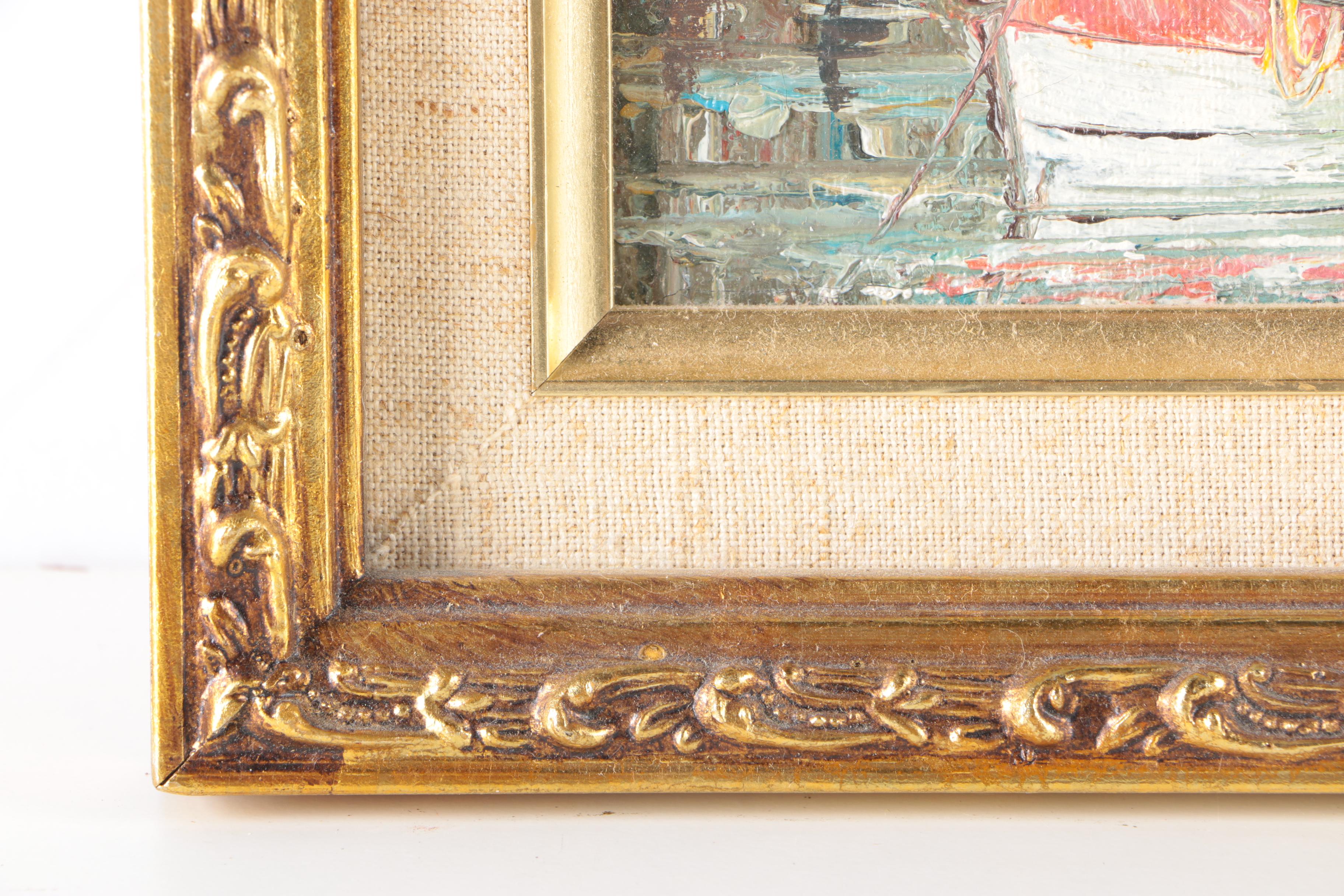 Christo Signed Oil Painting on Canvas