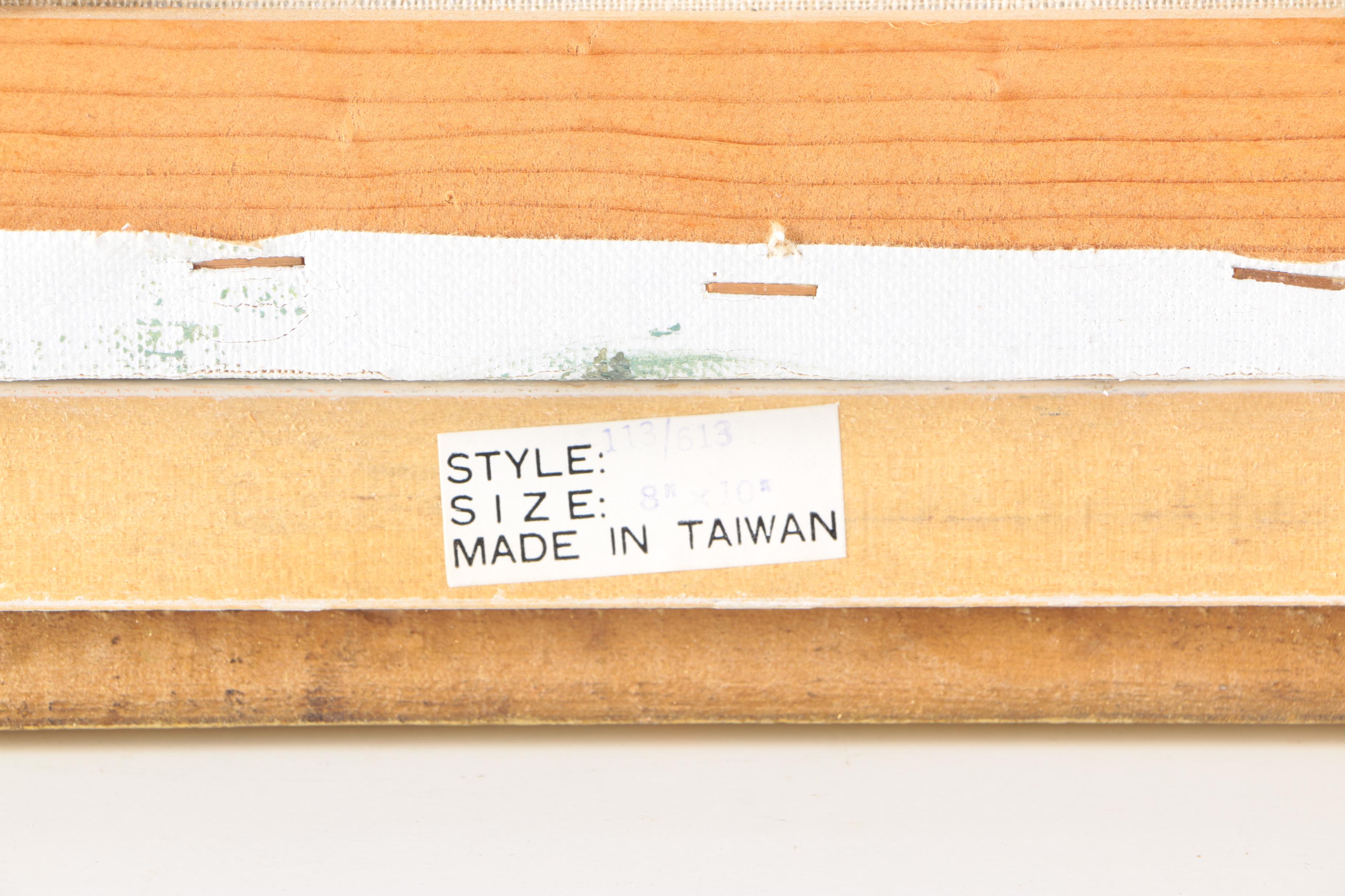 Christo Signed Oil Painting on Canvas