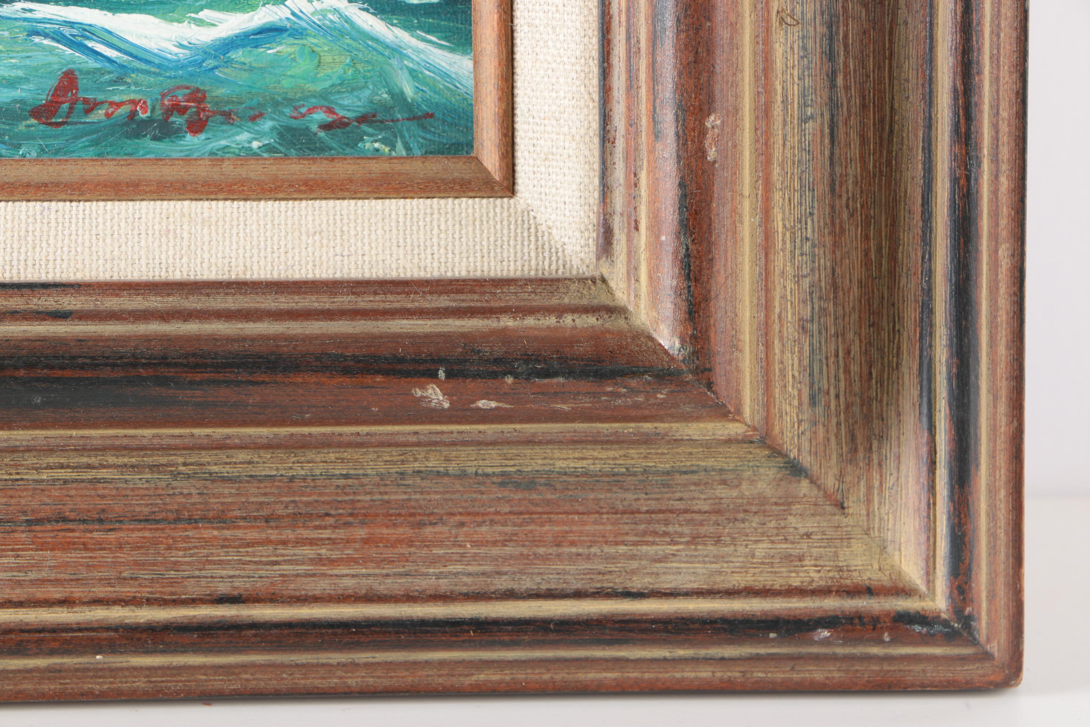 Two Signed Nautical Oil Paintings