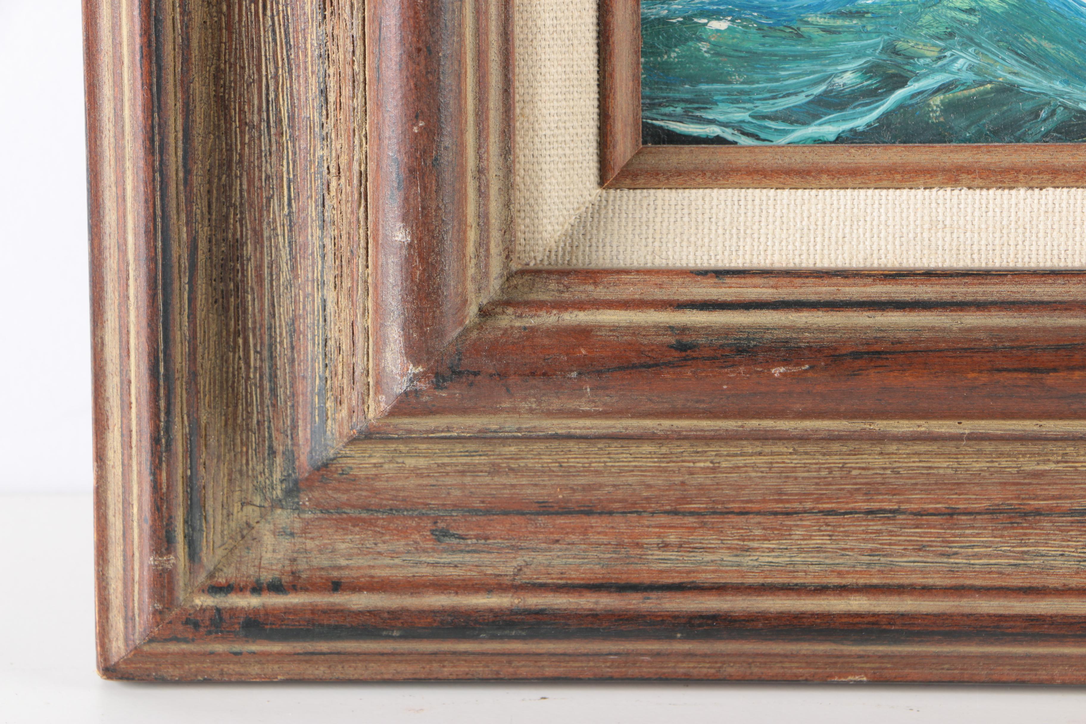 Two Signed Nautical Oil Paintings