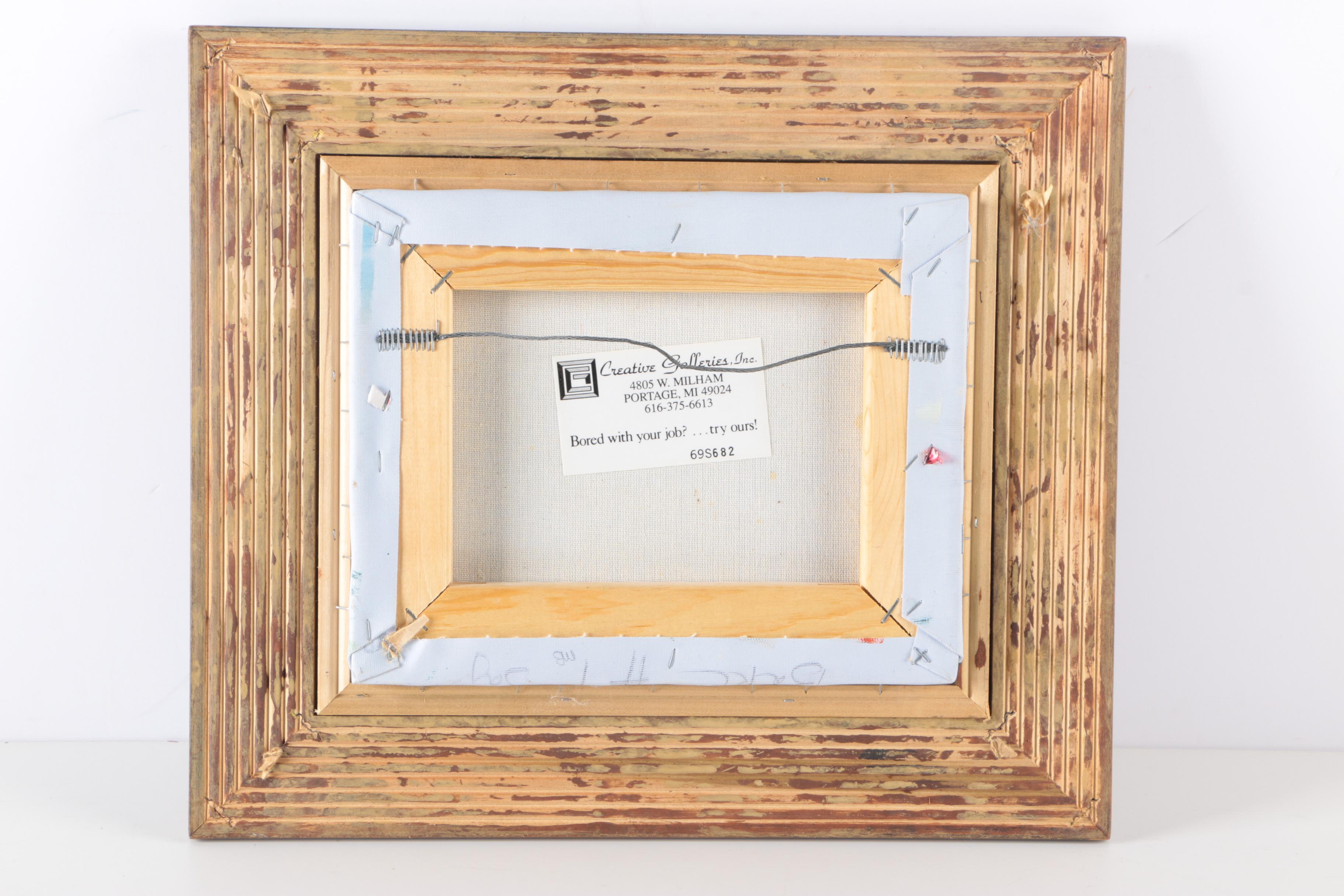 Two Signed Nautical Oil Paintings