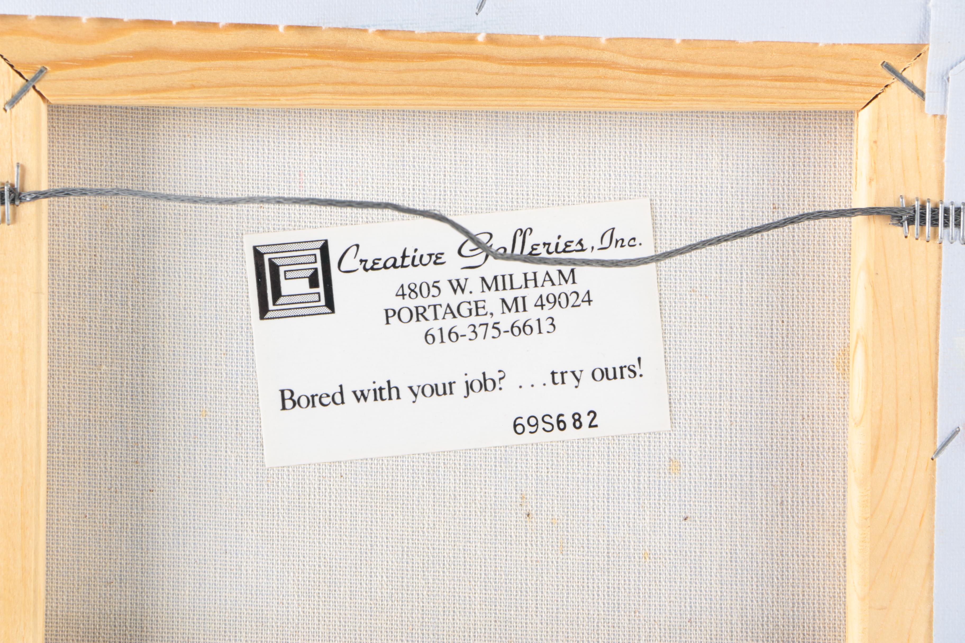 Two Signed Nautical Oil Paintings