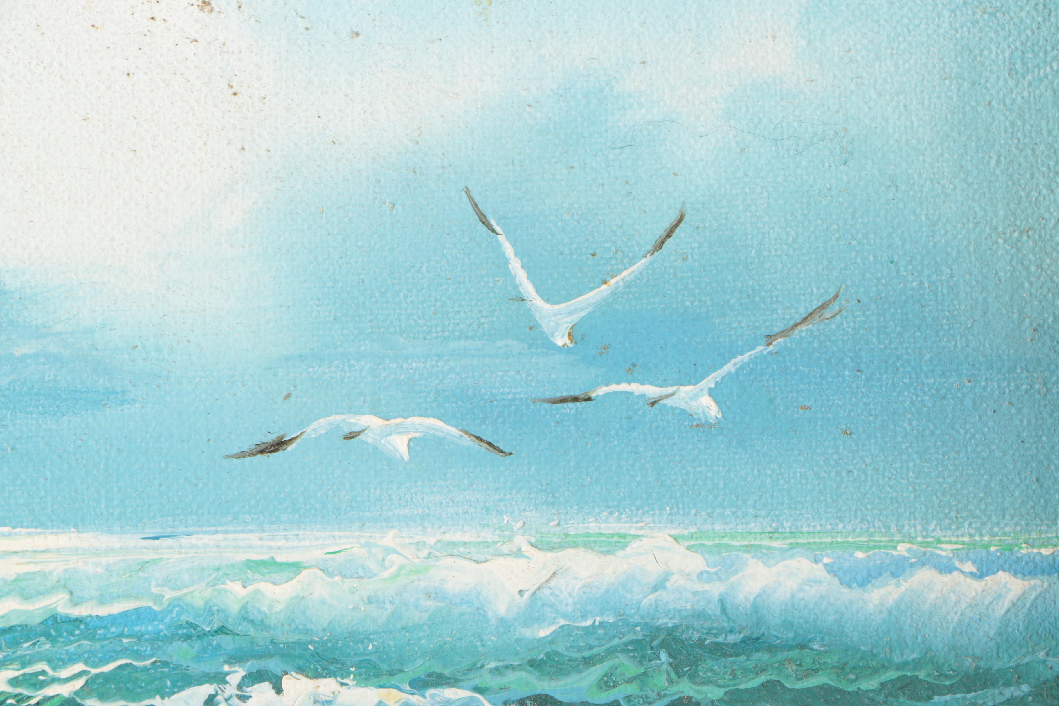 Two Signed Nautical Oil Paintings