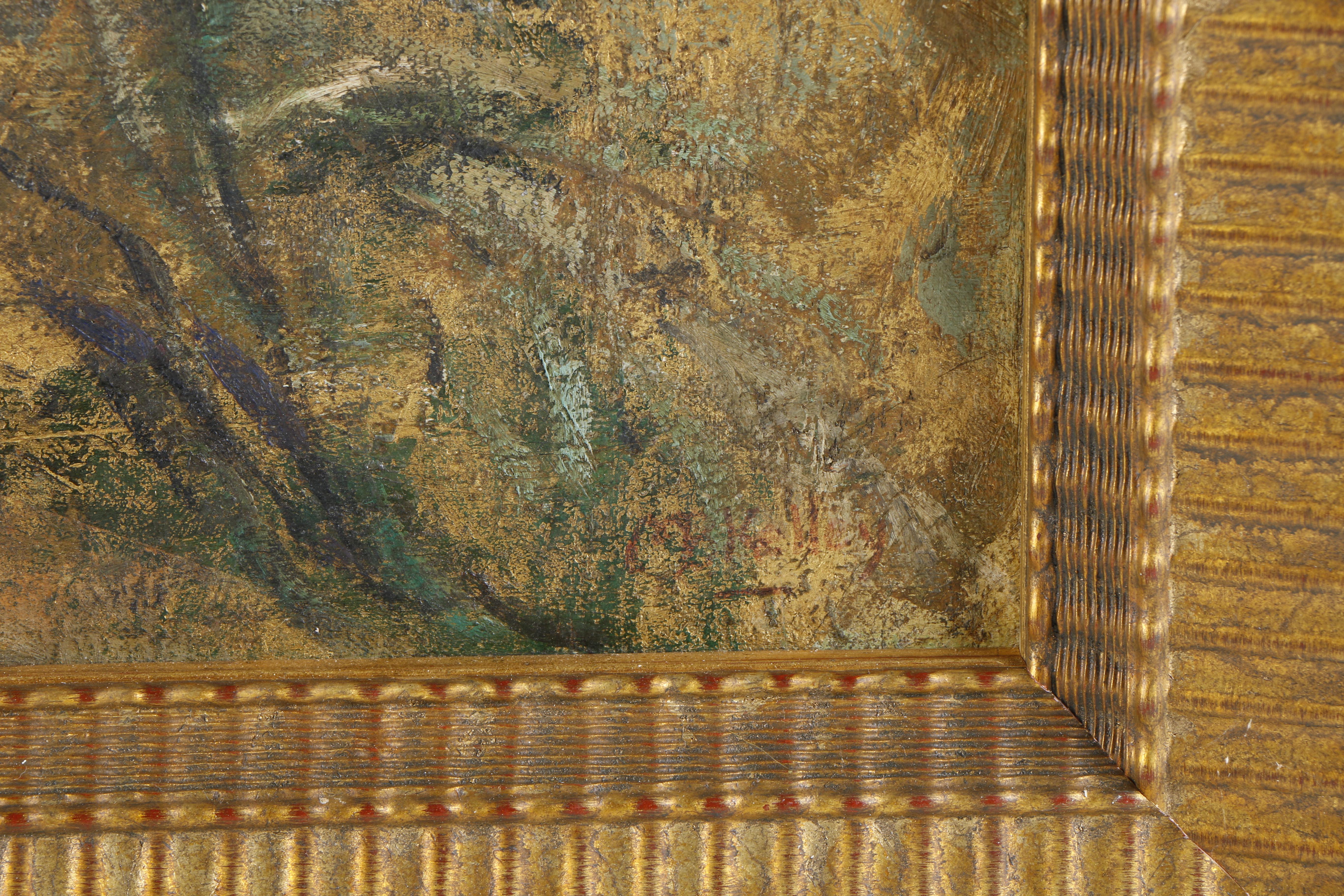 Oil Painting on Canvas Board of Flowers