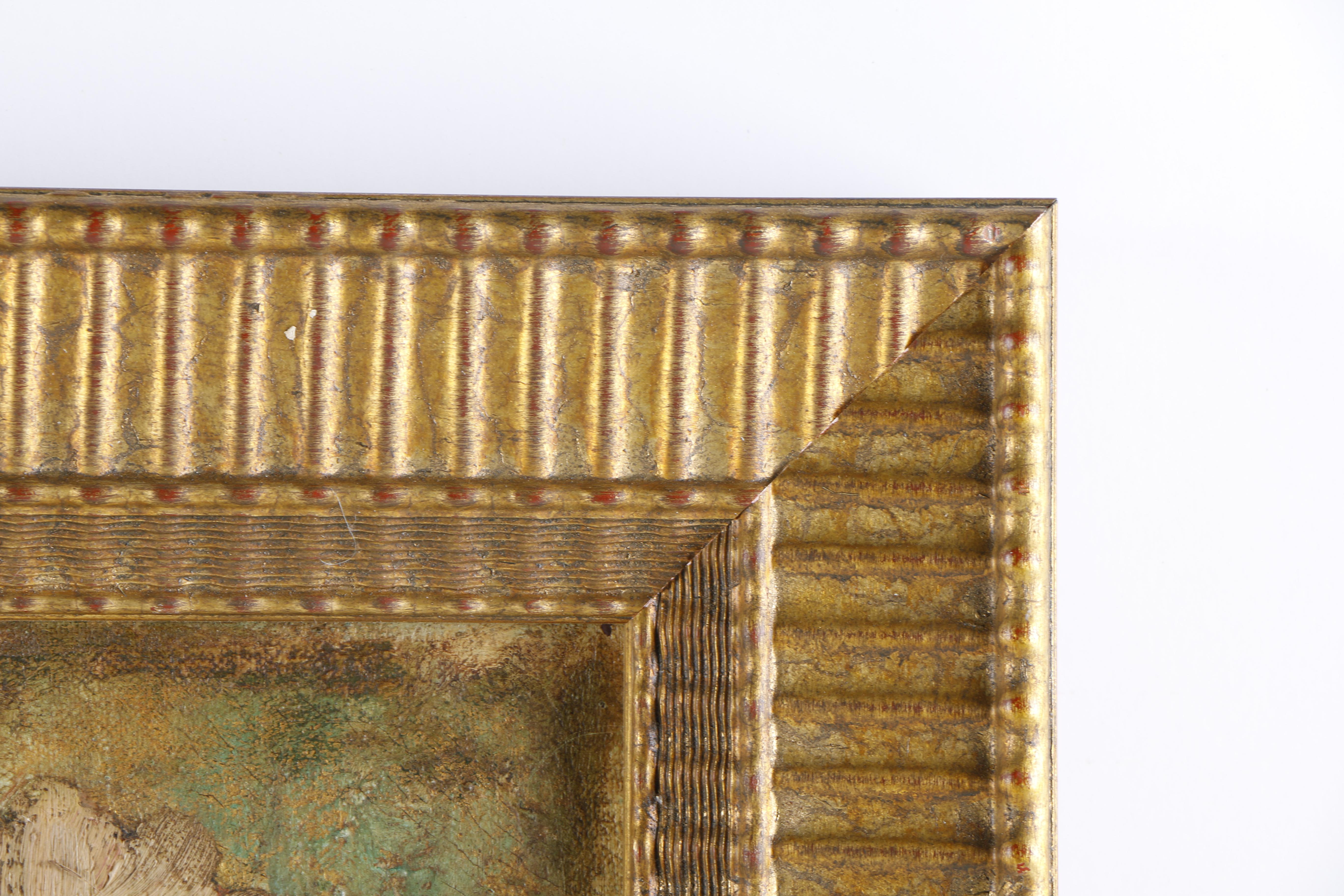 Oil Painting on Canvas Board of Flowers